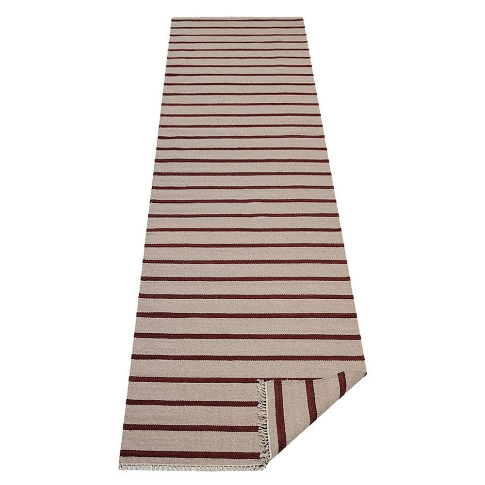 Handwoven Flat Weave Kilim Wool Eco-Friendly Area Rug - 2'6