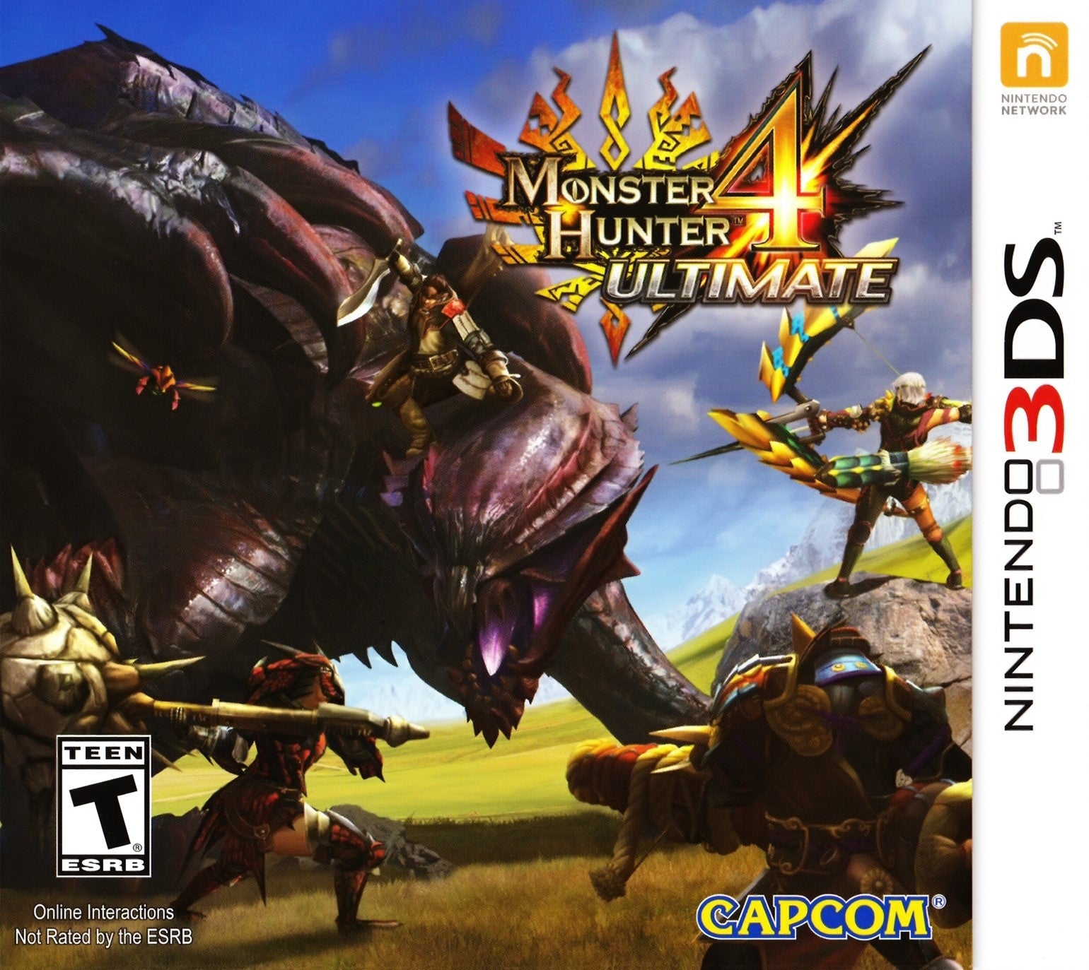 Monster Hunter 4 Ultimate - Nintendo 3DS Action RPG Game | Hunt Epic Monsters & Explore Vast Worlds | Perfect for Adventure Gamers & Fantasy Fans