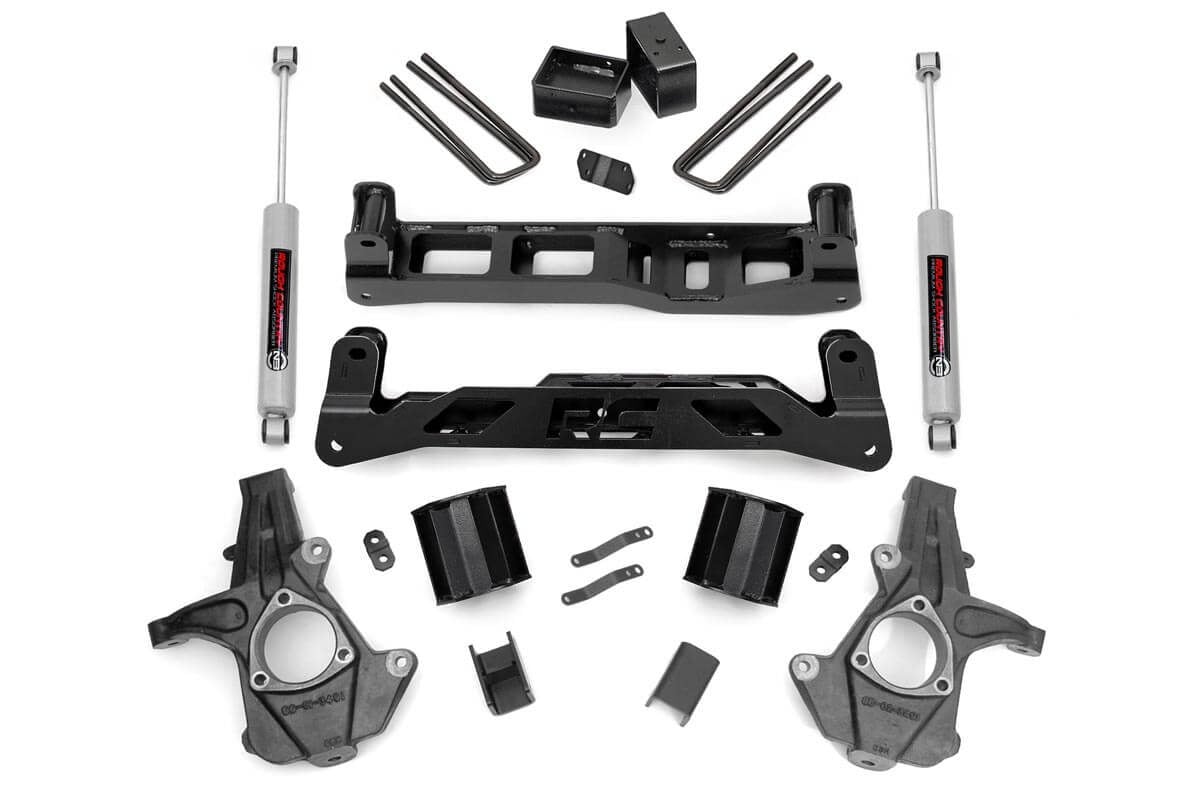 5 Inch Lift Kit for Chevy/GMC 1500 (2014-2018 & Classic) - Aluminum/Stamped Steel Construction - Off-Road Suspension Upgrade for Trucks & SUVs