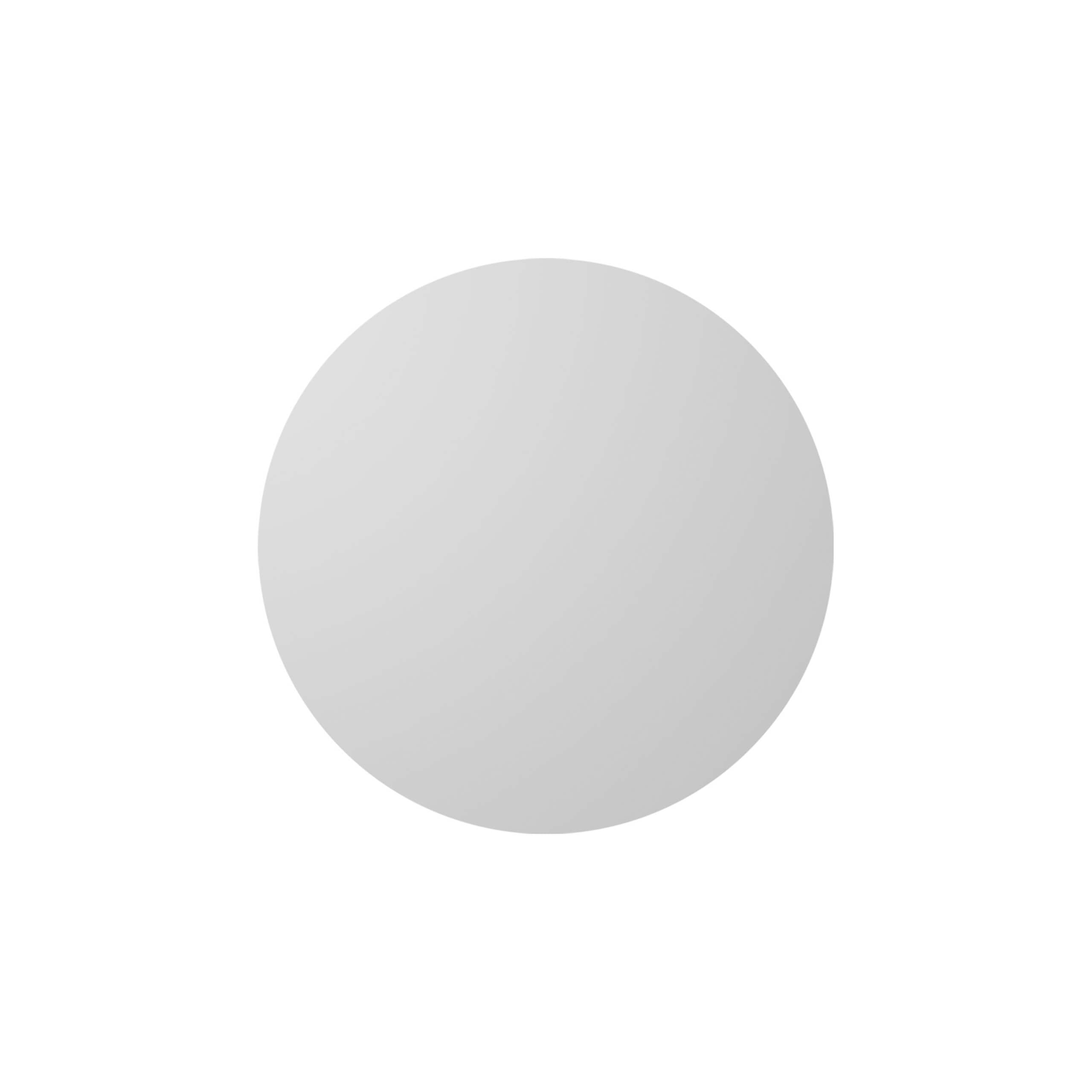 Round Frameless Wall Mirror with Polished Edge - Perfect for Bathroom, Bedroom, and Home Decor