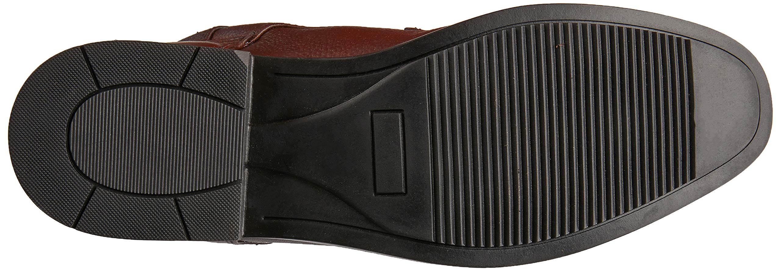 Rhinegold Elite Luxus Brown Leather Riding Boots for Women - Soft Comfortable Equestrian Boots with Elastic Laced Front & Full Length Back Zip - Perfect for Horseback Riding, Casual Wear & Outdoor Activities