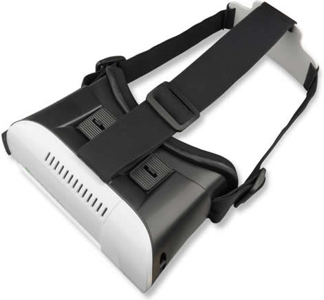 4Smarts Universal Spectator Plus VR Glasses - 3D Virtual Reality Headset for Smartphones, Compatible with iPhone & Android - Perfect for Gaming, Movies & Immersive Experiences
