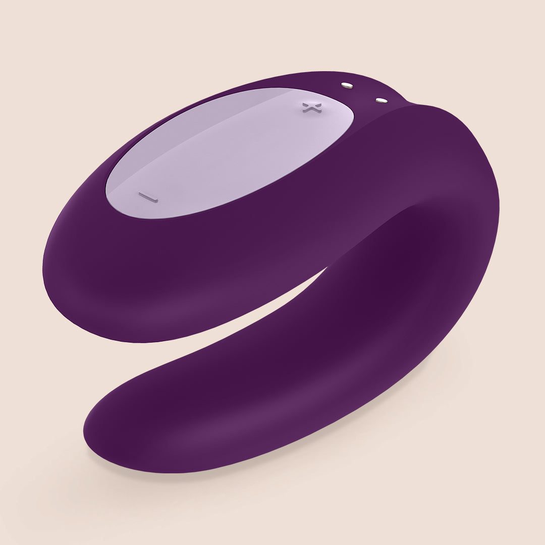 Satisfyer Double Joy App-Controlled Vibrator for Vaginal & Clitoral Stimulation - Perfect for Couples Play & Solo Pleasure