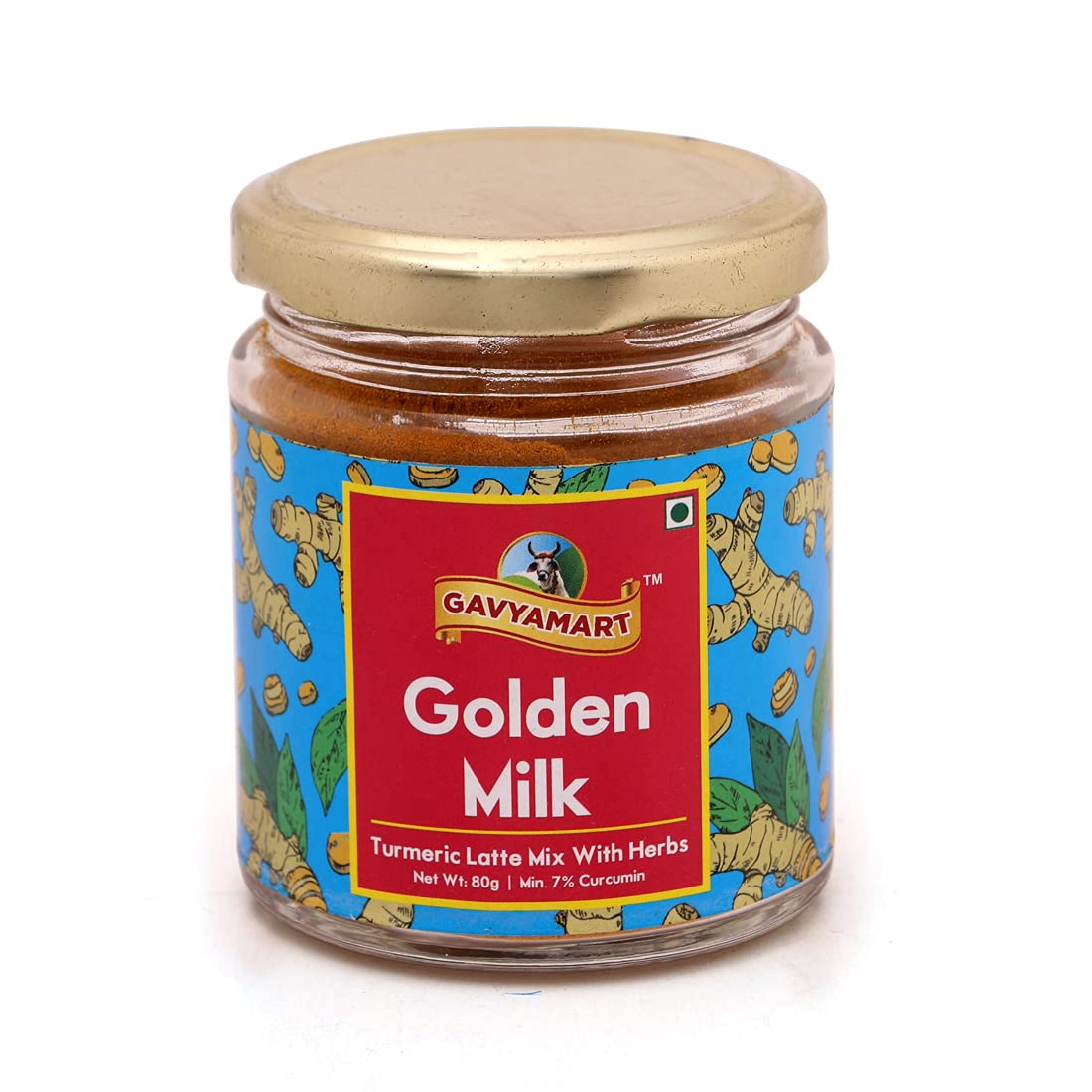 Organic Golden Milk Powder with High Curcumin - 100% Natural Ayurvedic Turmeric Drink for Immunity Boost | Antioxidant & Anti-Inflammatory Haldi Doodh | Healthy Beverage for Kids & Adults - 80g | Perfect for Relaxation, Cold Relief & Daily Wellness Routine