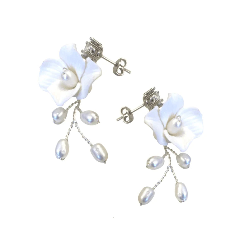 Elegant Freshwater Pearl Wedding Earrings for Brides - A9048 | Perfect for Bridal Accessories, Anniversary Gifts & Special Occasions