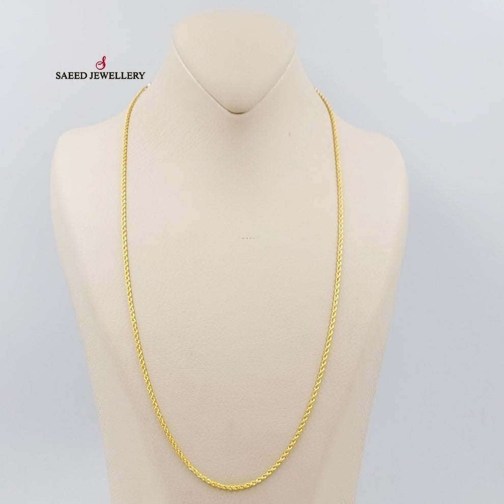 1.5mm Rope Chain Necklace for Women & Men - Durable Stainless Steel Jewelry for Everyday Wear & Special Occasions