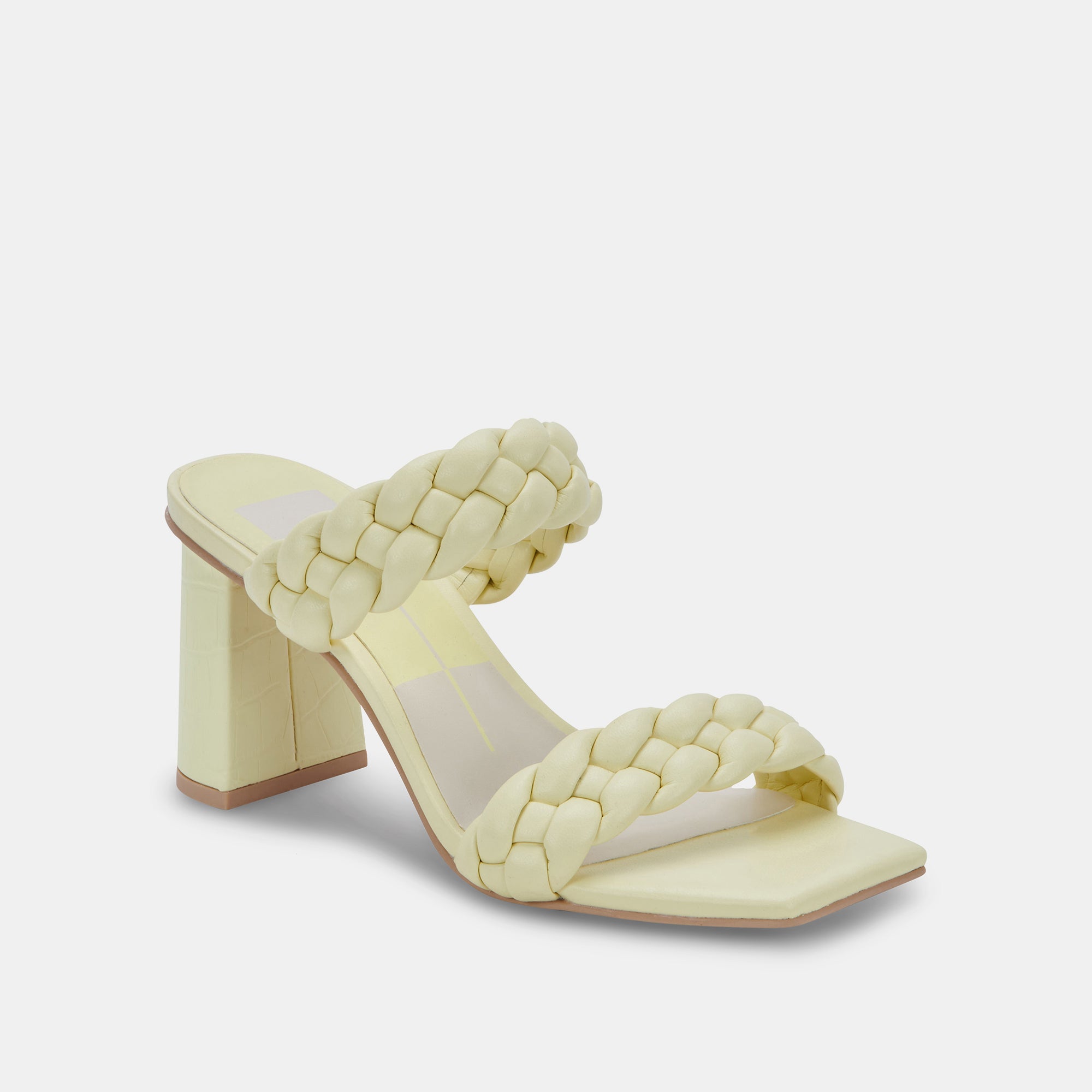 PAILY Women's Heels - Lemon Cream Stella High Heel Sandals for Weddings, Parties & Special Occasions | Comfortable & Stylish Summer Dress Shoes