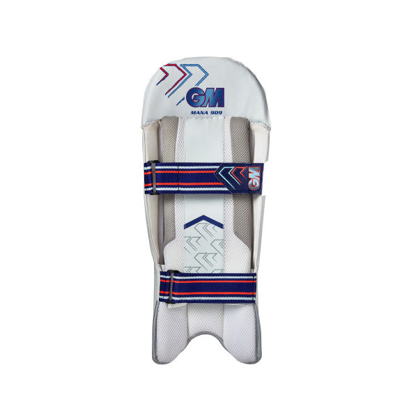 GM Mana 909 Cricket Wicket Keeping Pads 2024 - Professional Wicket Keeper Leg Guards for Cricket Matches & Training Sessions