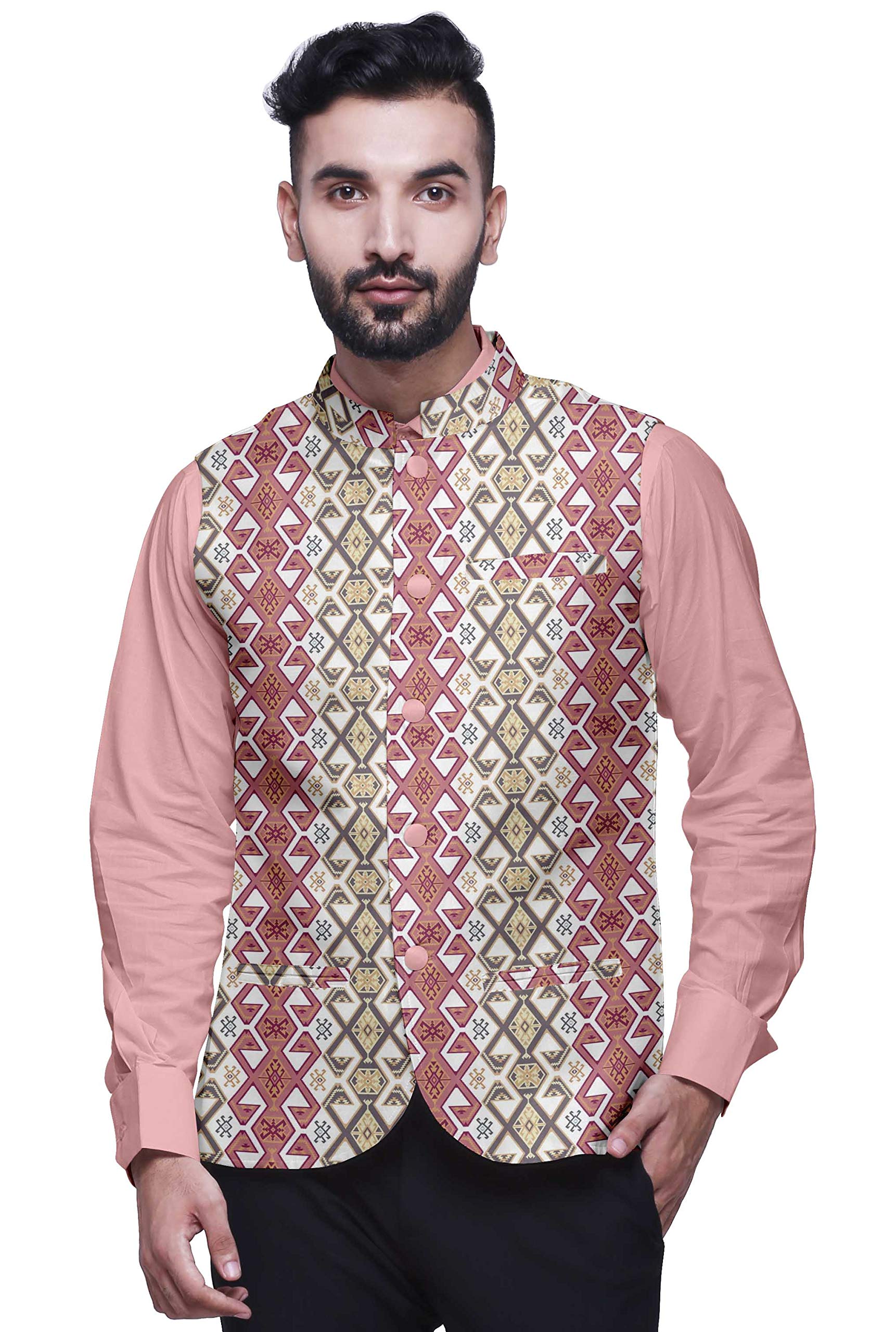 Stylish Atasi Men's Printed Casual Jacket - Elegant Wedding & Party Blazer for Formal Events | Perfect for Weddings, Parties & Special Occasions
