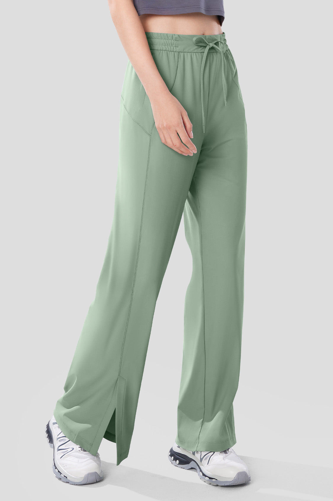 Vibrant Women's Cooling Sun Protection Pants UPF50+ - Lightweight Quick-Dry Hiking & Beach Pants for Outdoor Activities