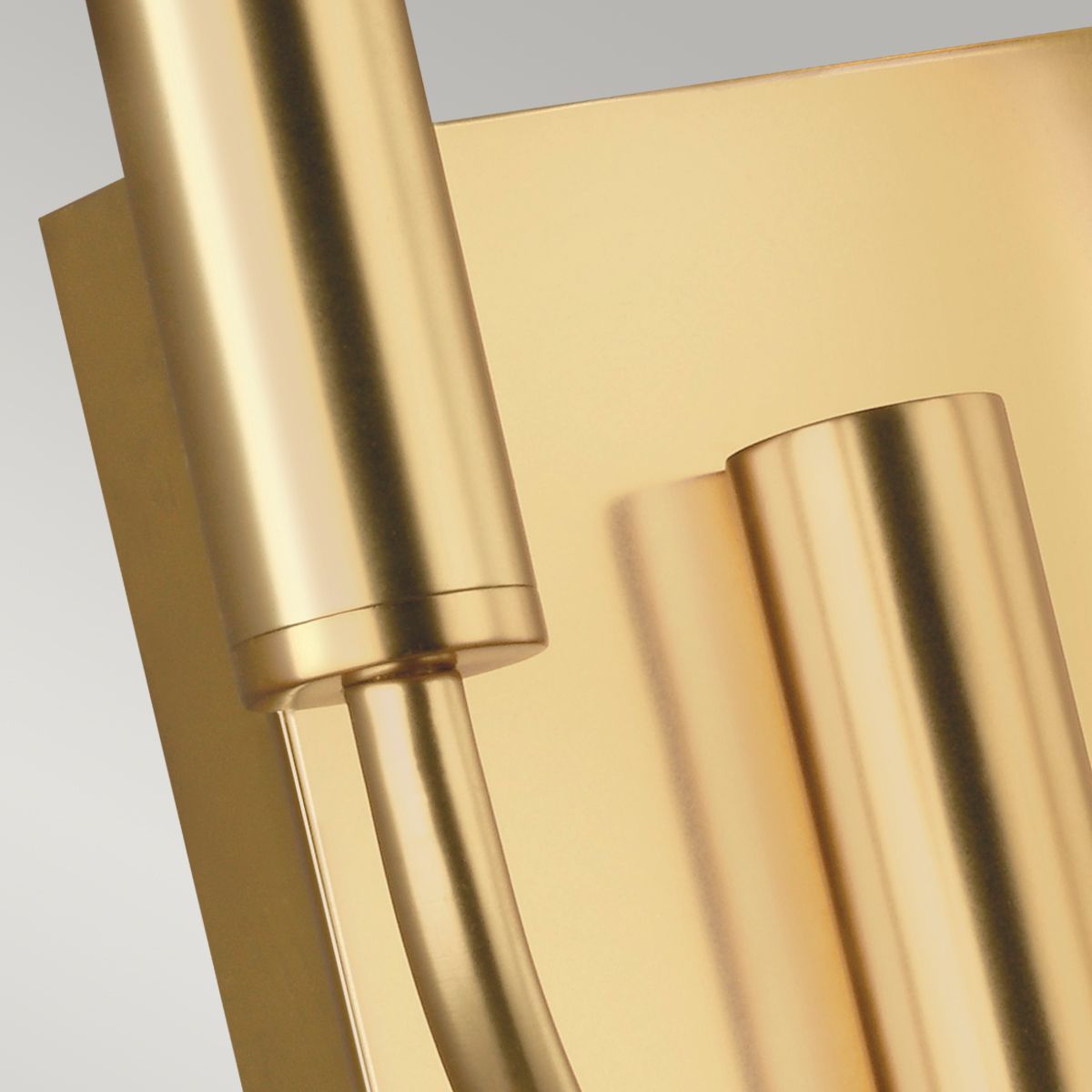 Brianna 1/2Lt Wall Light - Brass & Polished Nickel Finish Sconce - Perfect for Bedroom, Hallway & Bathroom Lighting