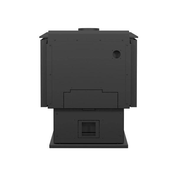 Enerzone Solution 3.5 Wood Burning Stove with Blower - High Efficiency Heating for Cabins, Homes & Outdoor Spaces - Perfect for Winter Warmth & Emergency Power Outages