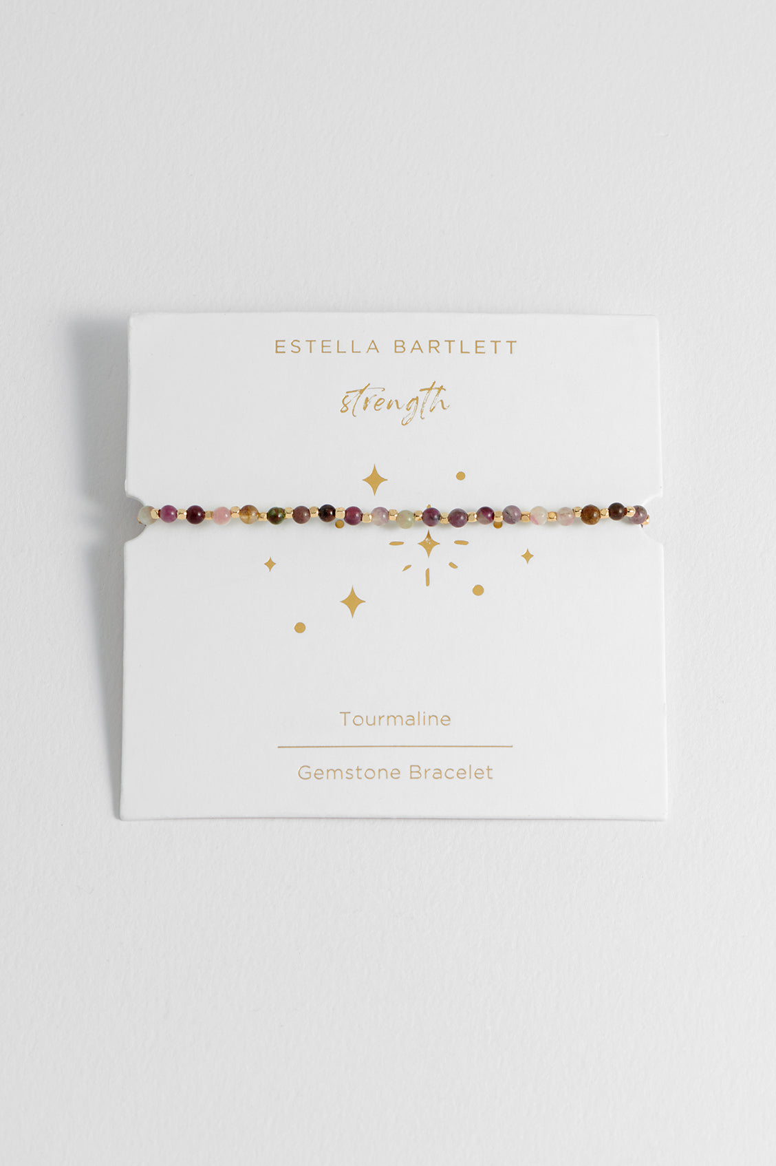 Wellness Tourmaline Gemstone Amelia Bracelet for Women - Healing Crystal Energy Bracelet for Stress Relief & Positive Vibes - Perfect for Yoga, Meditation & Daily Wear