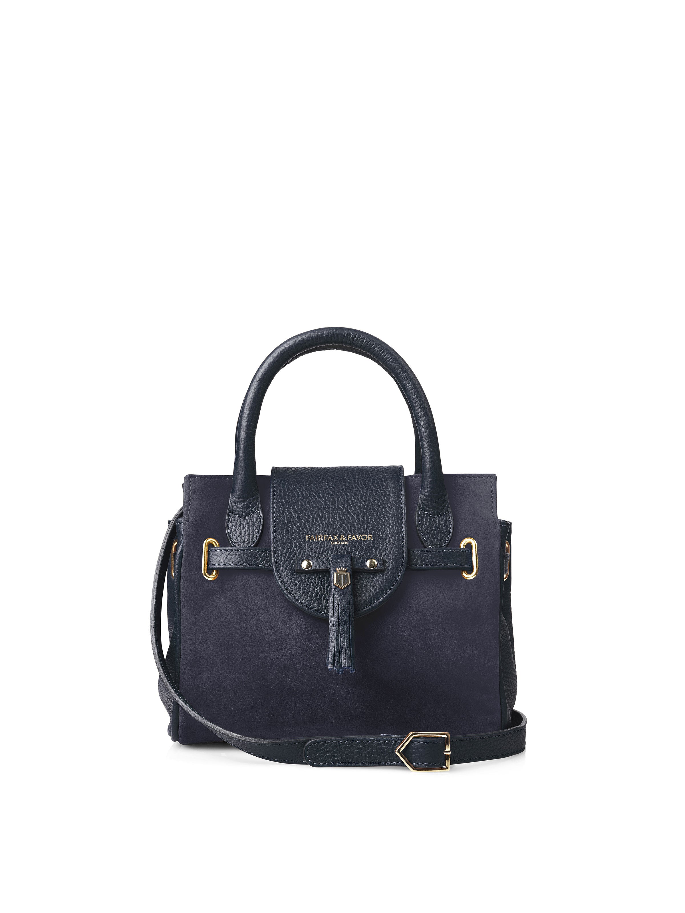 Mini Windsor Handbag for Women - Navy Blue Crossbody Purse with Adjustable Strap, Perfect for Work, Travel & Everyday Use