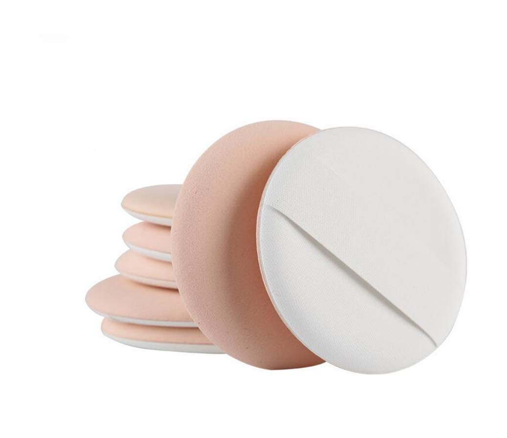 7PCS Wet & Dry Dual-Use Air Cushion Makeup Sponge Set - BB/CC Cream Blender, Foundation Beauty Sponge Puff for Liquid & Powder Cosmetics with Storage Case (Beige) | Perfect for Everyday Makeup, Travel & Professional Makeup Artists
