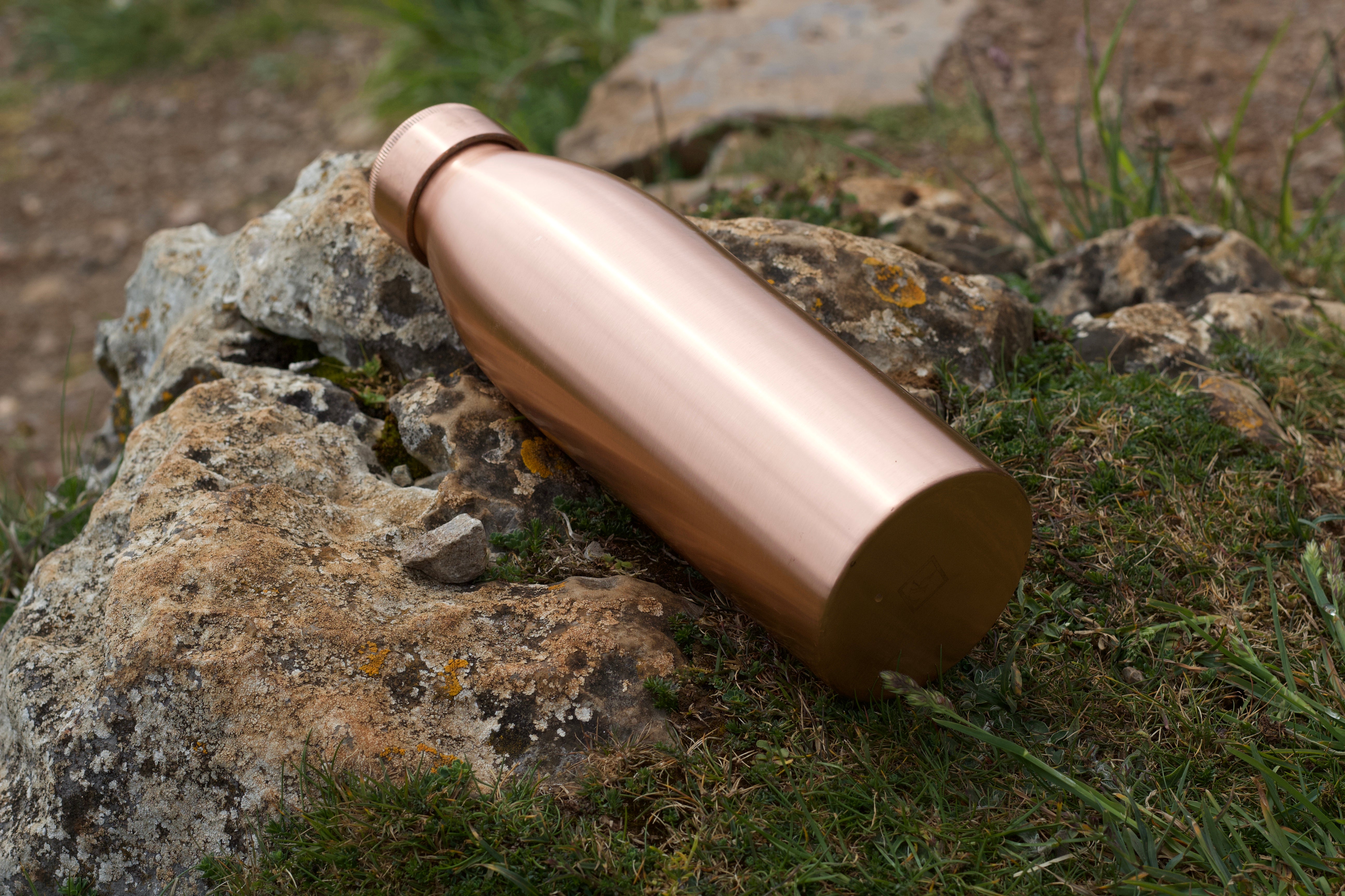 Kosdeg 24 Oz (0.7L) Copper Water Bottle - Insulated, Leak-Proof & BPA-Free - Perfect for Gym, Yoga, Hiking & Daily Hydration