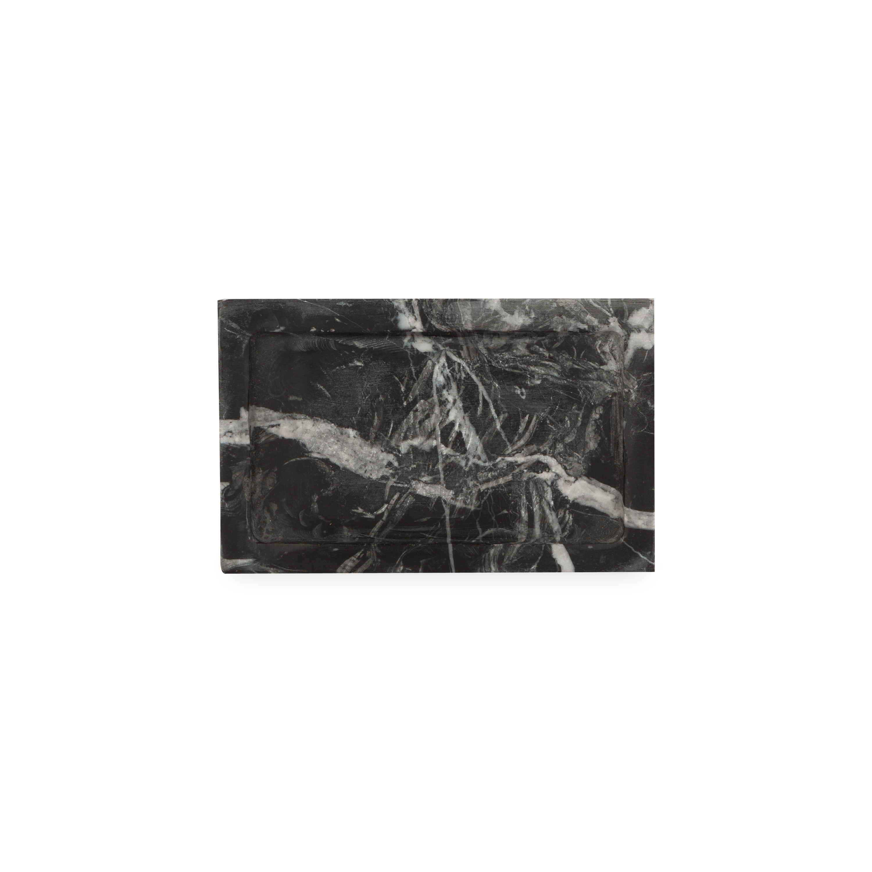 Black Marble Soap Dish - Elegant Bathroom Organizer for Luxury Showers & Spa Decor | Perfect for Modern & Minimalist Bathrooms