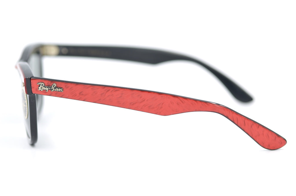 RayBan Red Top Wayfarer Sunglasses - Classic Polarized UV Protection for Men & Women - Perfect for Driving, Beach & Outdoor Activities