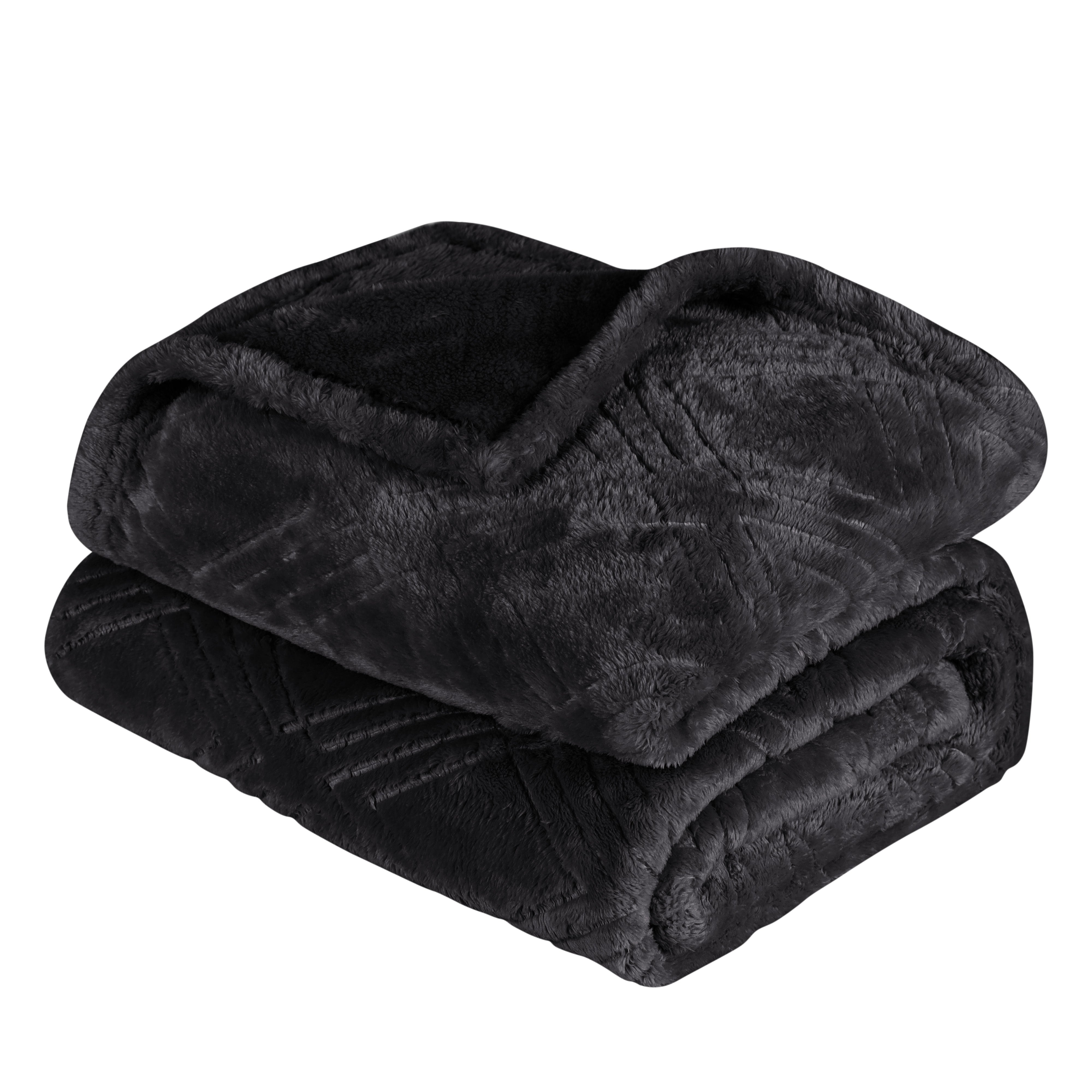 Premium Alaska Diamond Plush Fleece Blanket - Ultra Soft & Cozy Throw for Bed, Sofa, and Travel - Warm Winter Blanket for Home, Office, and Camping