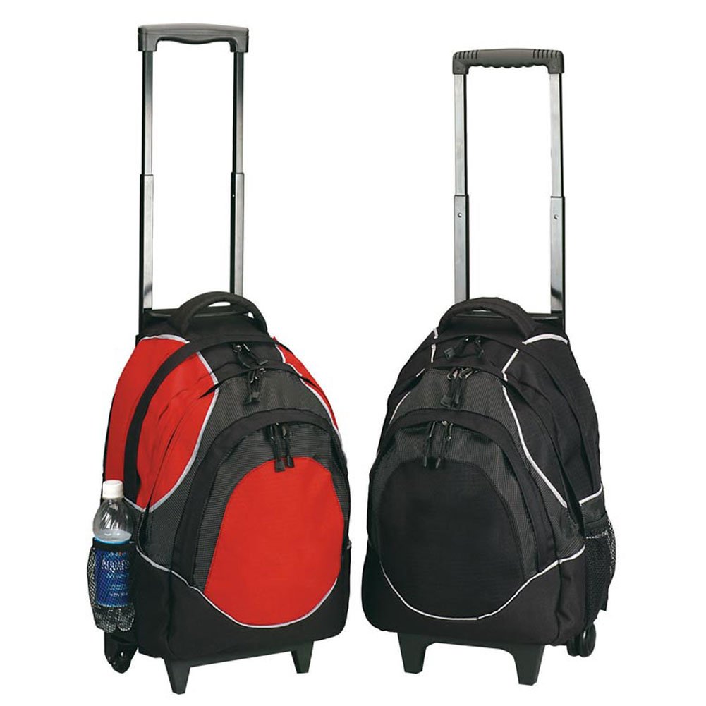 Urban Rolling Backpack with Wheels - Red Color for School, Travel & Commuting | Durable & Stylish Carry-On Luggage