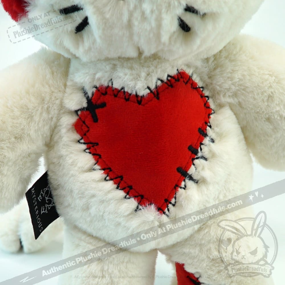 Plushie Dreadfuls Love Kitten Stuffed Animal - Soft Cute Plush Toy for Kids, Cat Lovers & Gift Giving | Perfect for Cuddling, Bedroom Decor & Stress Relief