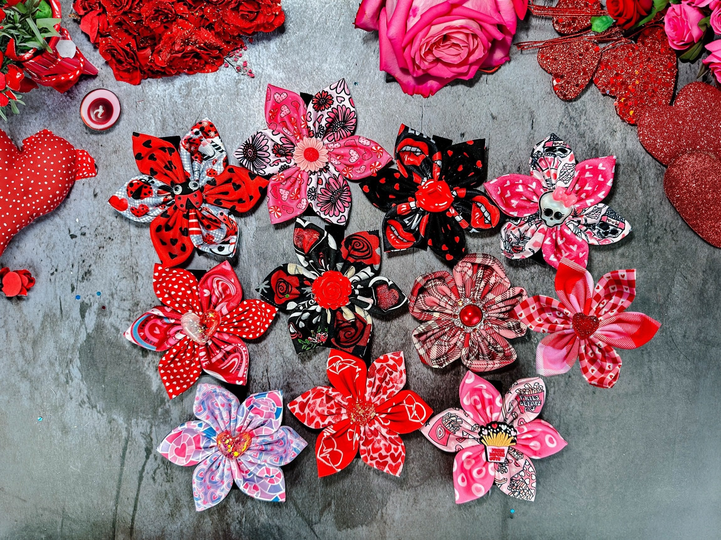 Valentine's Day Flower Accessories - Romantic Gifts for Couples, Bridal Bouquets, Wedding Decorations & Anniversary Presents