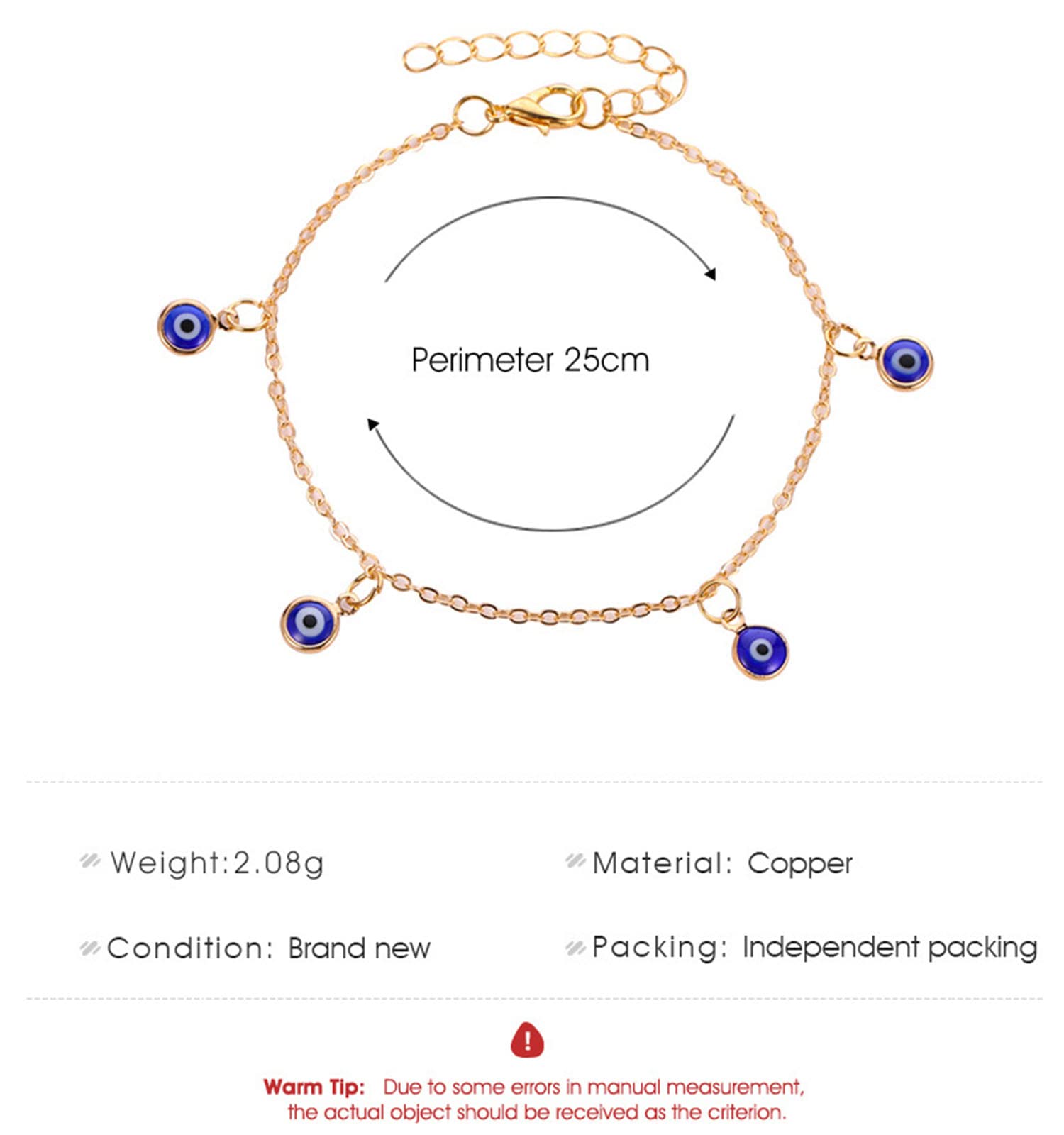 Inateannal Boho Cubic Zirconia Ankle Bracelet for Women - Dainty Colored Crystal Beach Foot Chain Jewelry, Perfect for Summer Vacations, Weddings & Boho Fashion Accessories