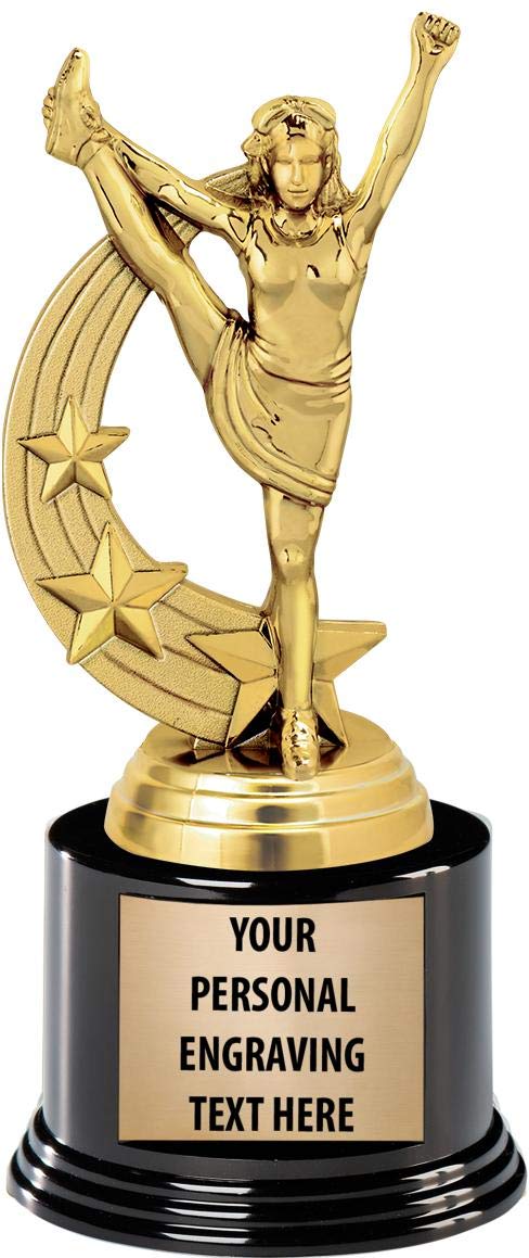 Custom Engraved Cheerleading Trophies - 7.25