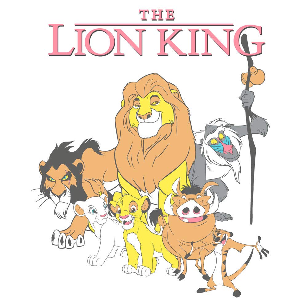 The Lion King Retro Collage Fitted Jersey Tee - Vintage Disney Movie Graphic T-Shirt for Men & Women - Casual Wear, Cosplay, and Disney Fan Gifts