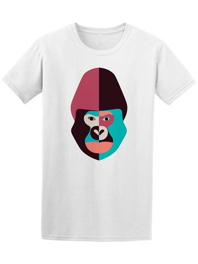 Simple Art Gorilla Graphic T-Shirt for Men - Casual Wear & Street Style Outfit