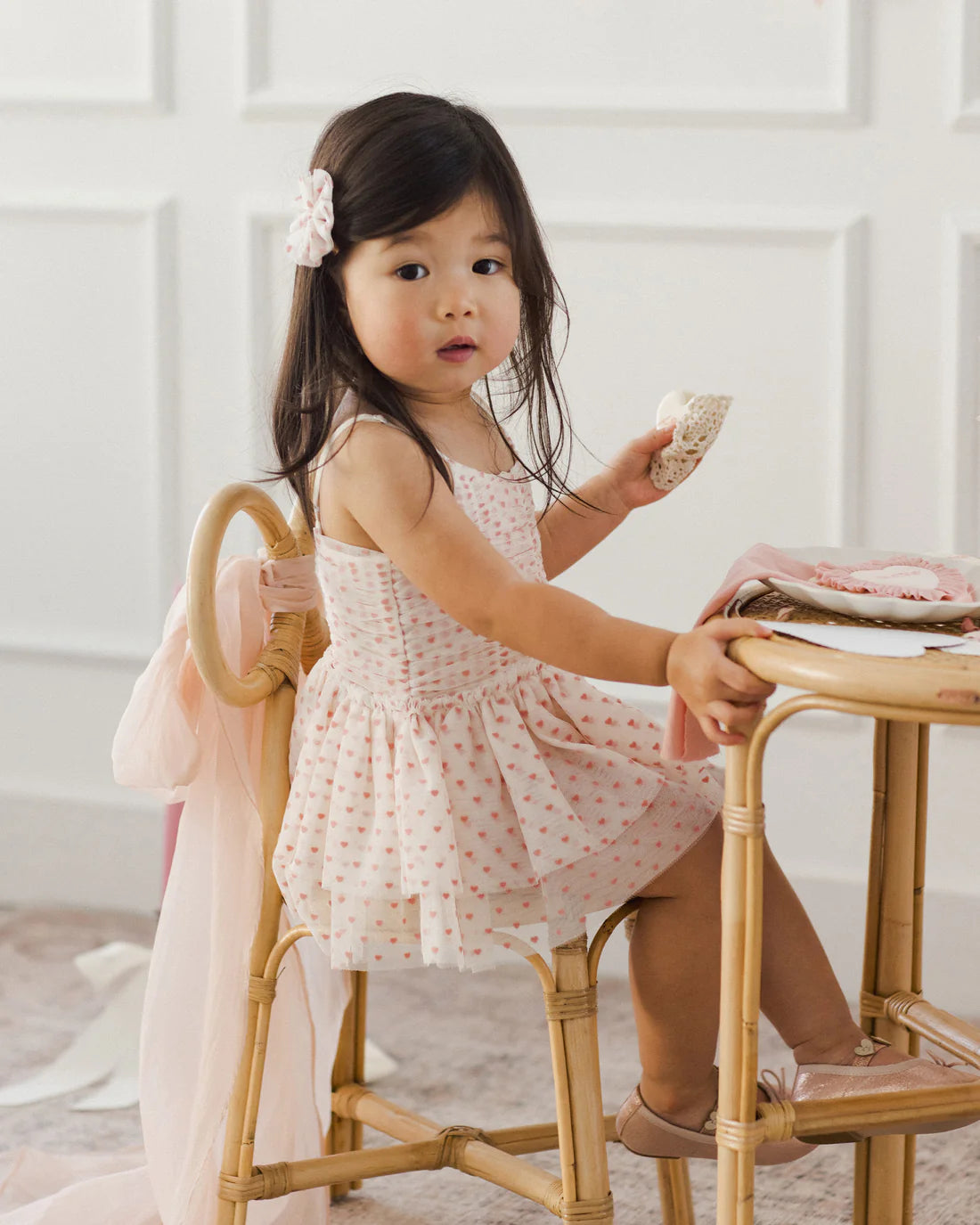 Nora Lee Witely Tutu Hearts - Adorable Ballet Skirt for Girls, Perfect for Dance Recitals, Birthday Parties & Photo Shoots