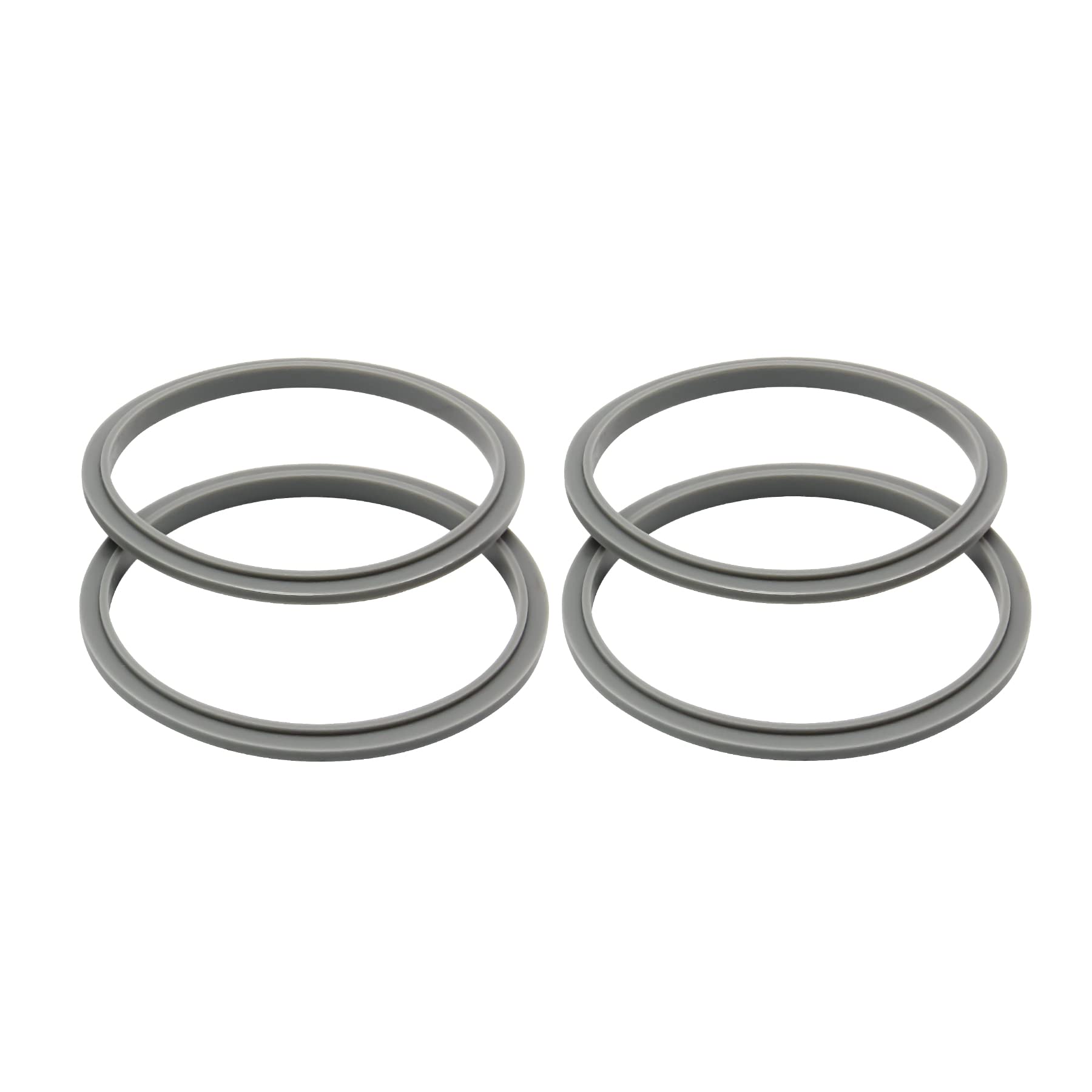 Nutribullet Blender Gasket Replacement - 4-Pack Gray Rubber Seal Ring Compatible with 600W & 900W Models - Perfect for Smoothies, Protein Shakes & Food Prep