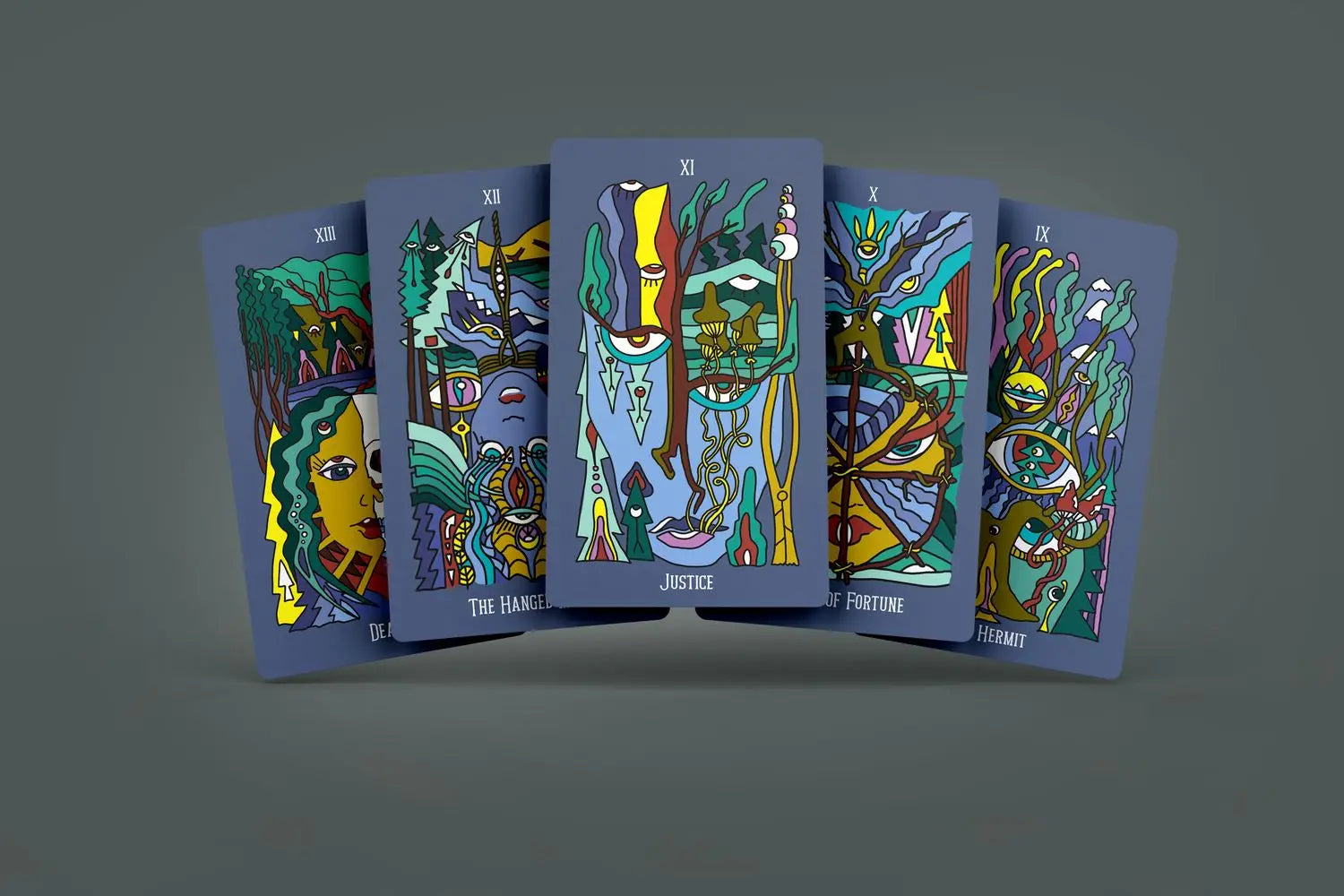 Mysterious Forest Tarot Cards Deck - 78 Hand-Illustrated Cards for Divination, Fortune Telling & Spiritual Guidance | Perfect for Beginners & Professional Readers, Meditation & Self-Discovery