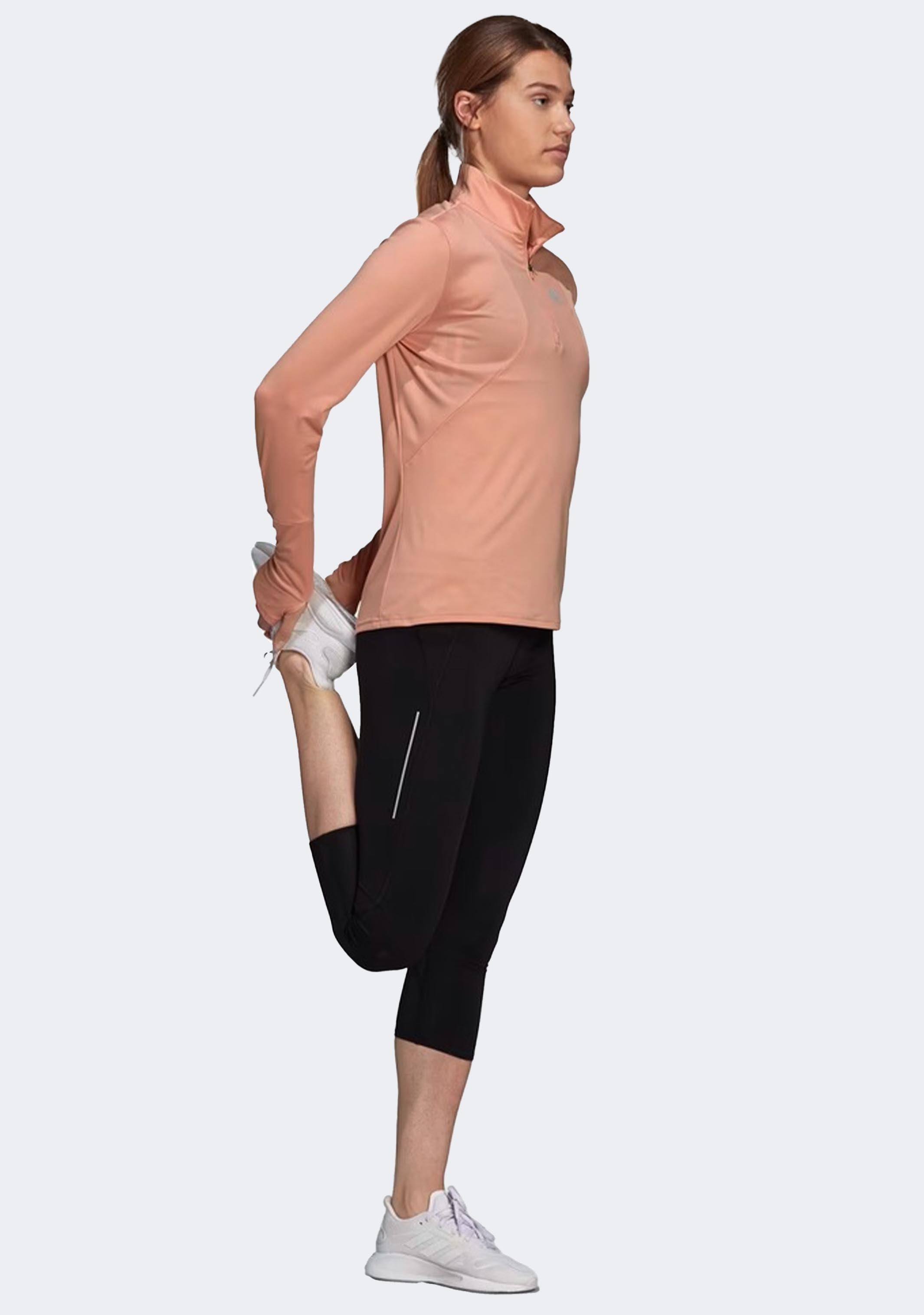 Adidas Women's Own The Run 1/2 Zip Running Shirt - Lightweight Performance Top for Jogging, Gym & Outdoor Workouts