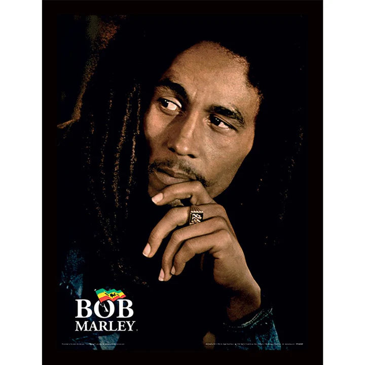 Bob Marley Legend Framed Poster - Vintage Reggae Music Wall Art Decor for Home, Office, or Bar - Perfect Gift for Music Lovers & Fans
