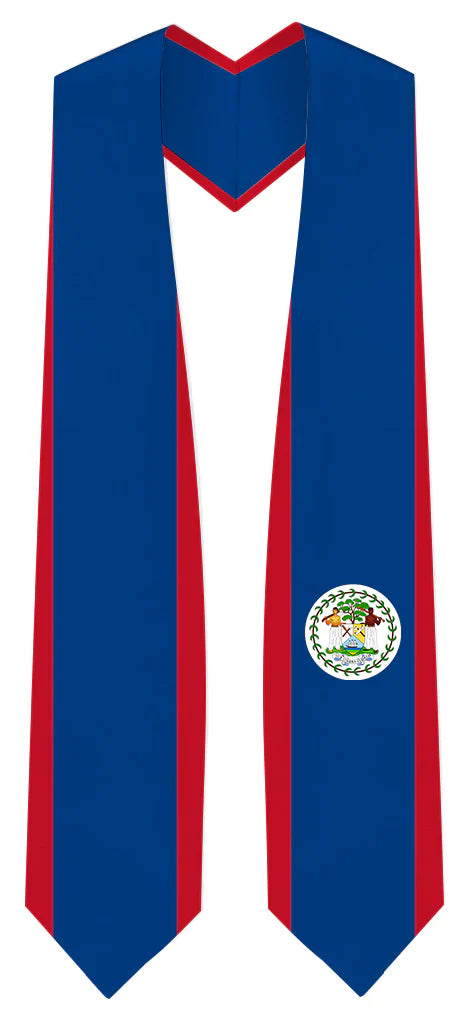 International Flag Graduation Stole - Multicolor Sash for Graduation Ceremony - Perfect for High School & College Commencement