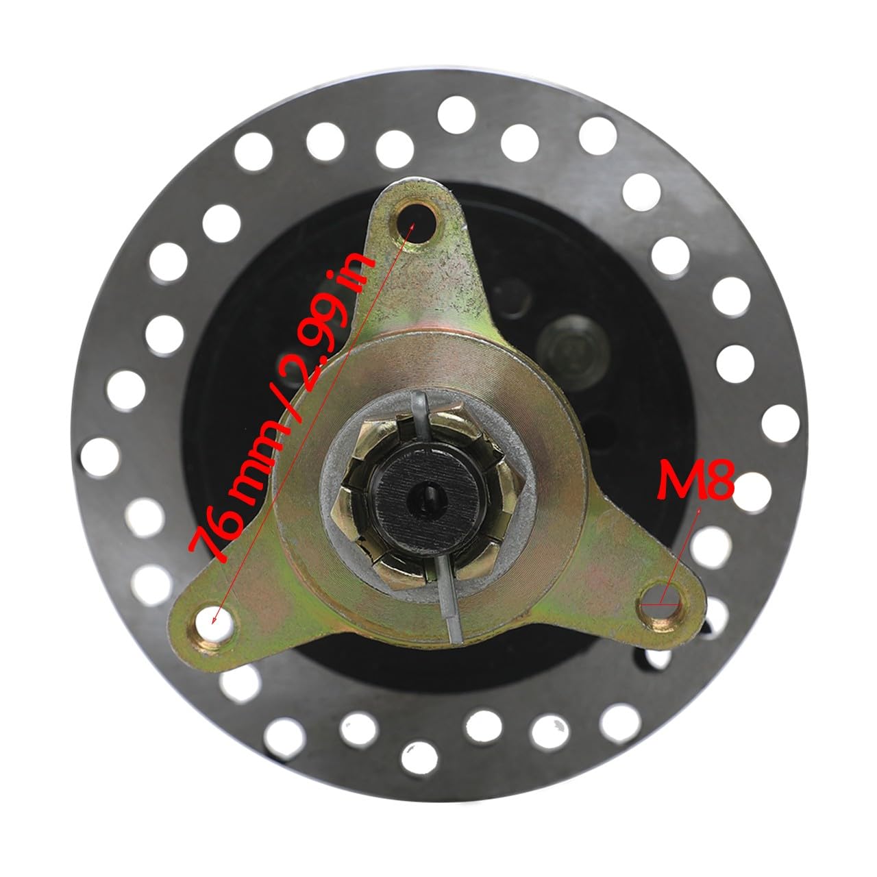 30-Inch 760mm Differential Rear Axle Drive Shaft with 2pcs 16x8-7 Tubeless Go Kart Tires & Wheel Rims - 3 Bolt Golf Cart Tires for ATV, Quad Buggy, 4-Wheelers & Mini Bikes (Left/Right) - Perfect for Off-Road Racing, Trail Riding & Backyard Fun