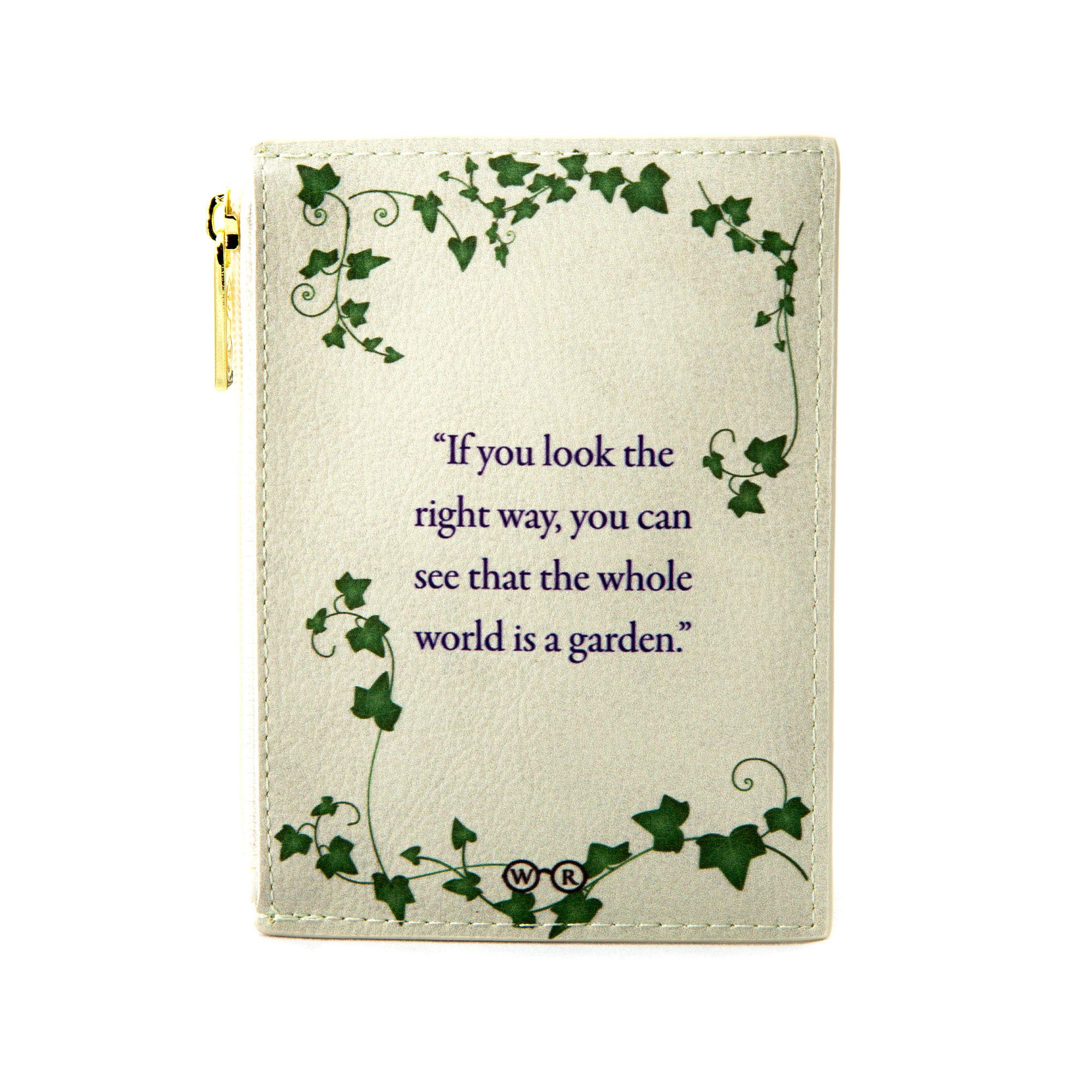 Book Themed Coin Purse for Book Lovers - Perfect Literary Gift for Book Clubs, Readers & Writers - Elegant Bookworm Wallet for Women by Well Read - Great for Reading Events, Book Fairs & Daily Use