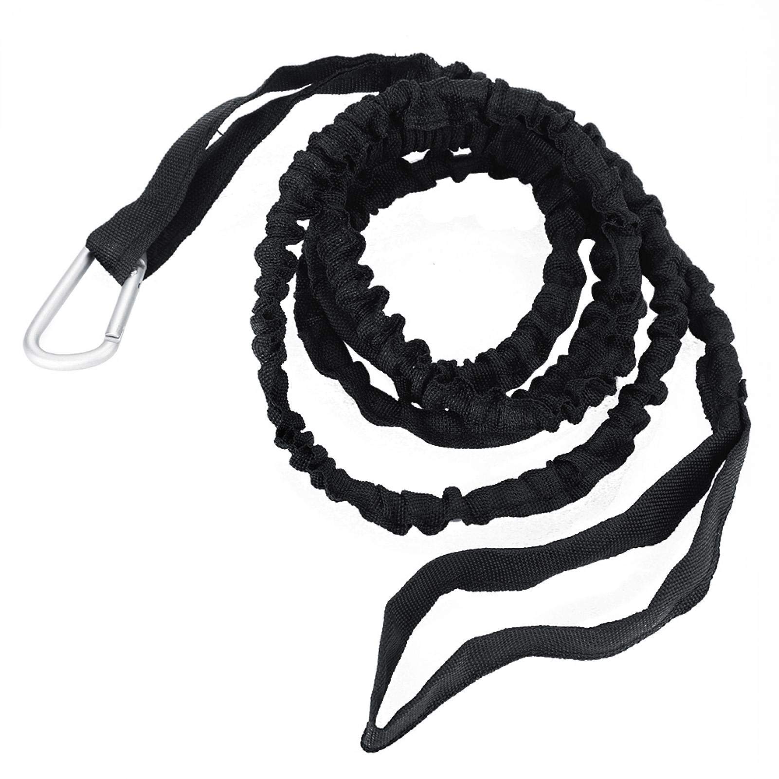 Tgoon Kayak Paddle Leash & Rod Leash - Stretchable Coiled Canoe Accessories for Surfing, Fishing & Kayaking | Universal Fit for All Kayak Types | Secure Gear in Rough Waters & Long Trips