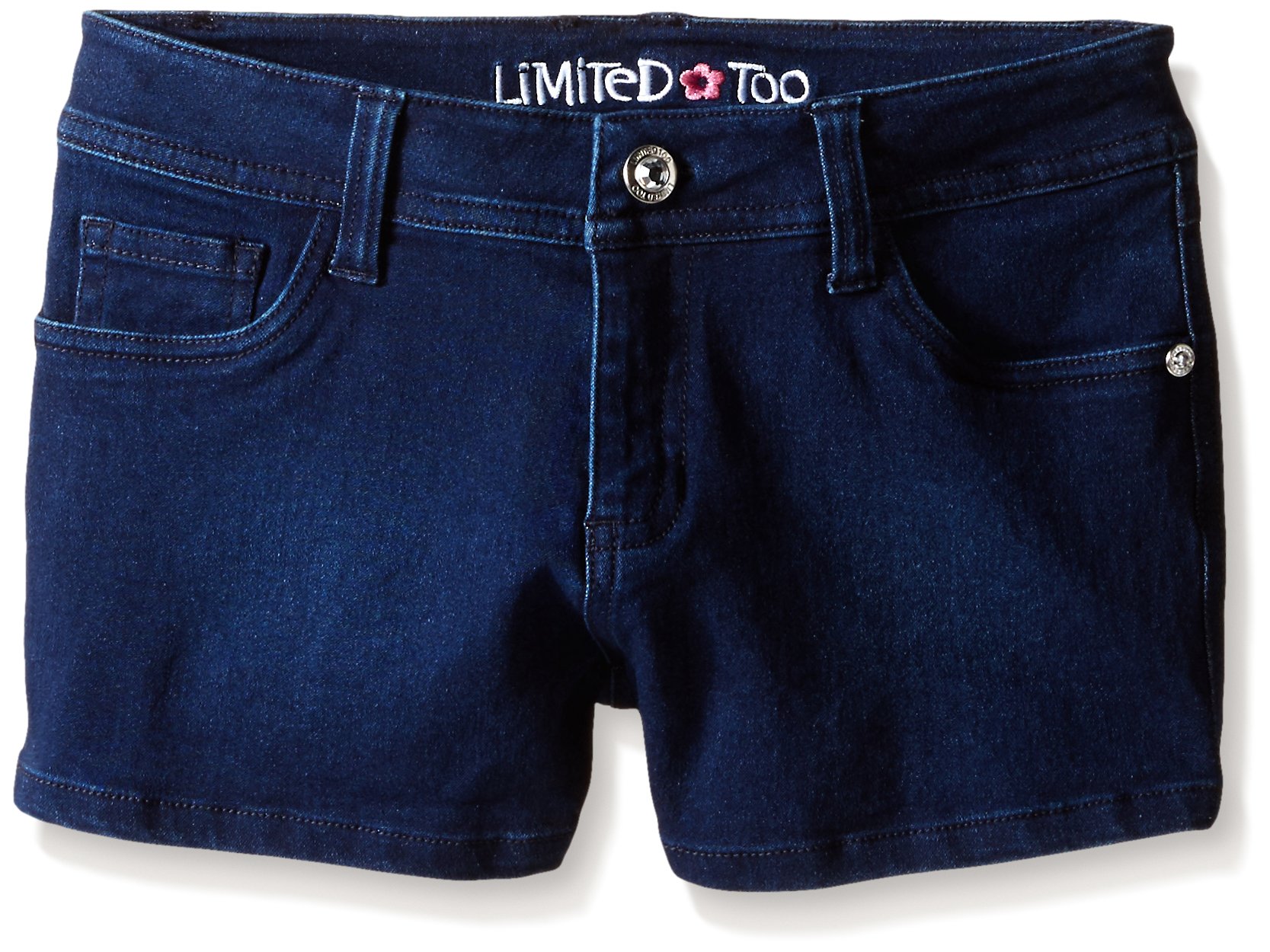 Limited Too Girls' Super Soft Denim Shorts - Comfortable Stretch Jeans for Kids | Perfect for Playdates, School & Summer Outfits