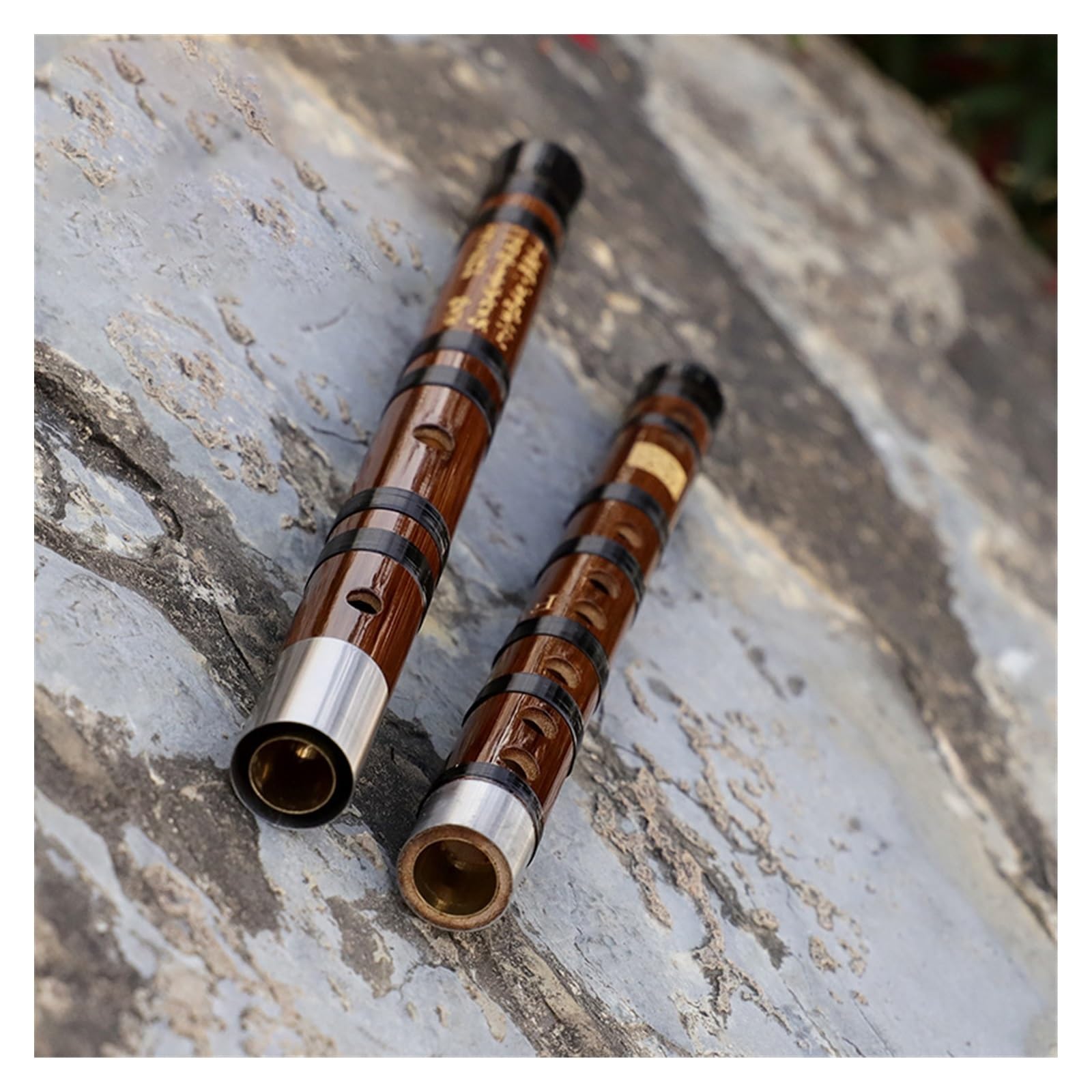 Premium Bamboo Flute (F Key) - High Pitch Woodwind Instrument with Strong & Soft Tones - Traditional Transverse Bitter Bamboo Flute for Beginners & Professionals - Perfect for Meditation, Music Practice & Cultural Performances
