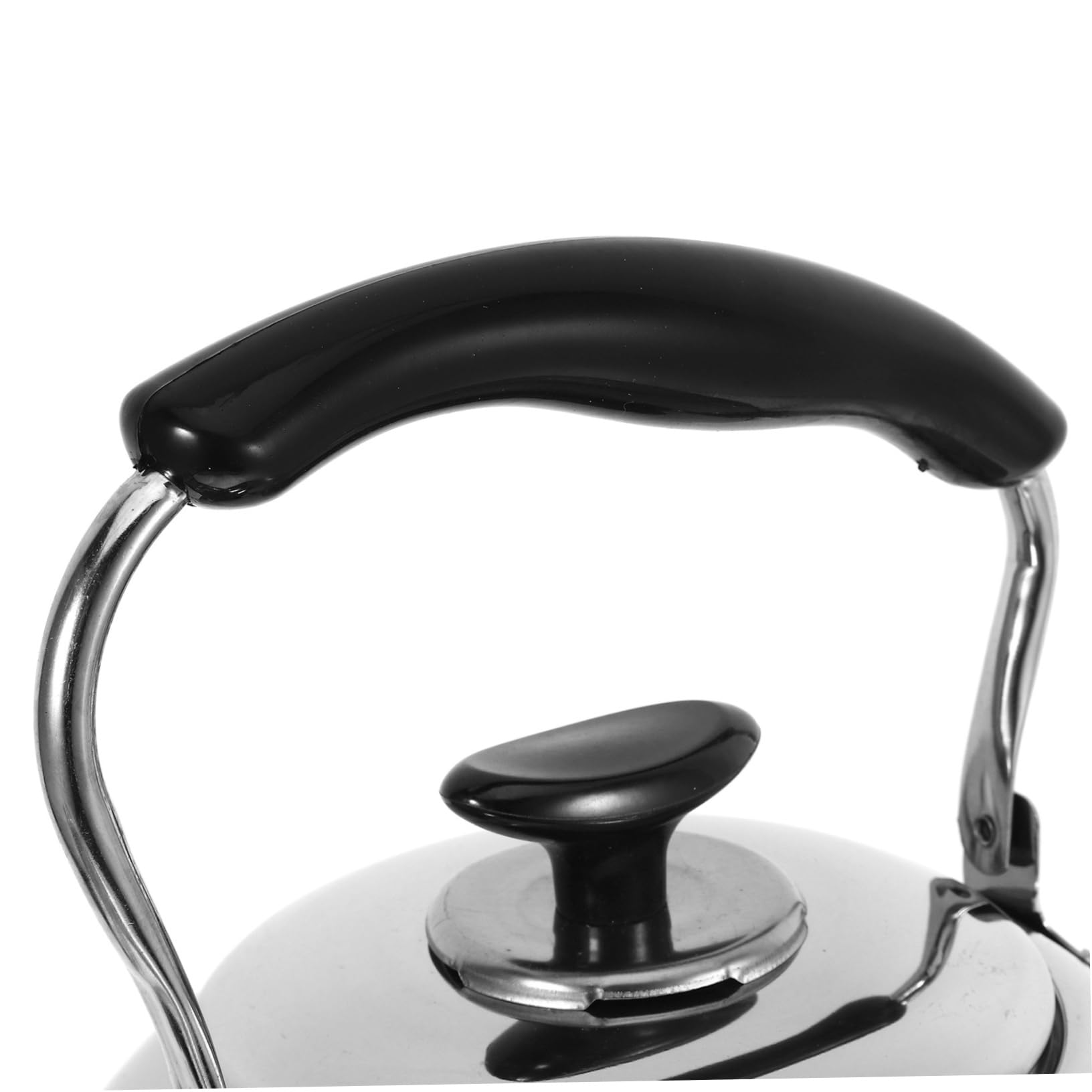 1pc Stainless Steel Whistling Tea Kettle - 1.5L Household Water Kettle with Ergonomic Handle & Loud Whistle - Perfect for Stovetop, Camping, Office & Home Tea Brewing