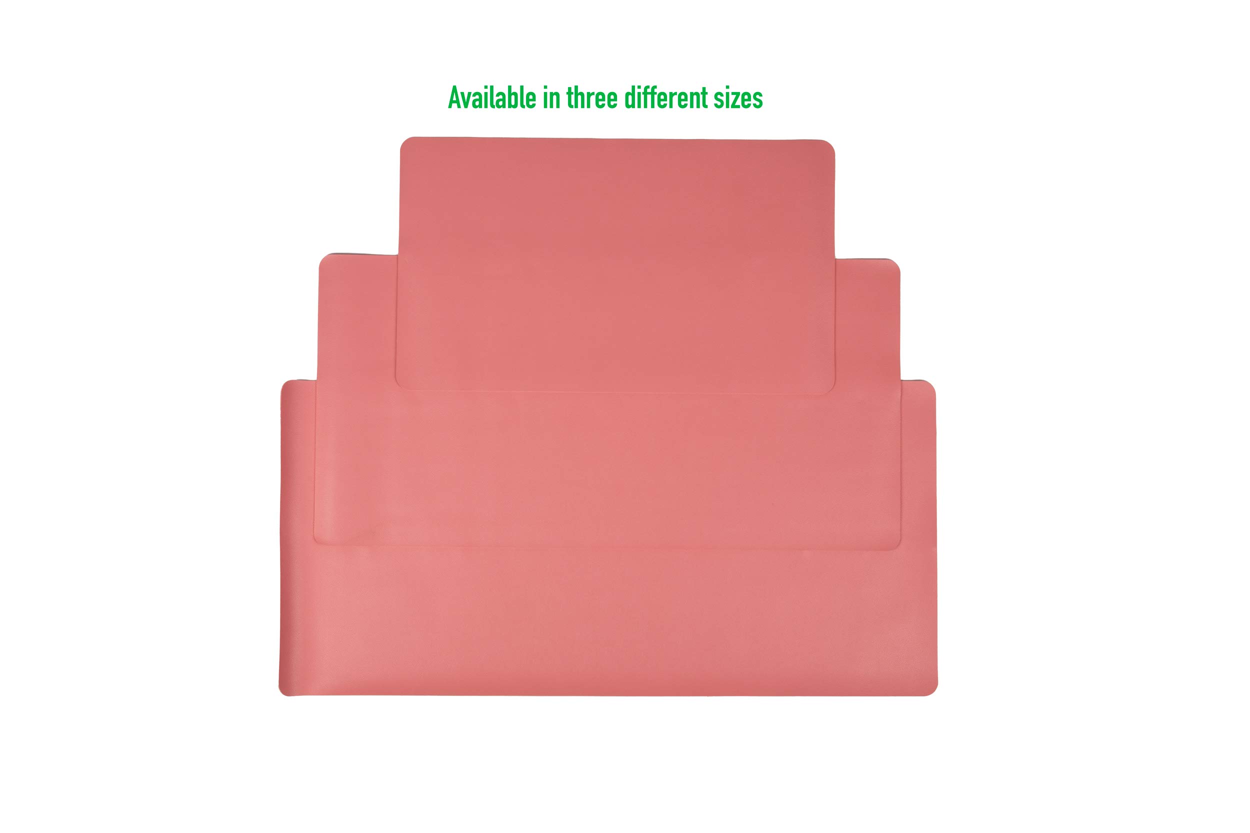 Mind Reader Non-Slip Office Mouse Pad - Medium Size Red Desk Protector for Computer, Gaming & Work | Ergonomic Mouse Mat for Home & Office Use