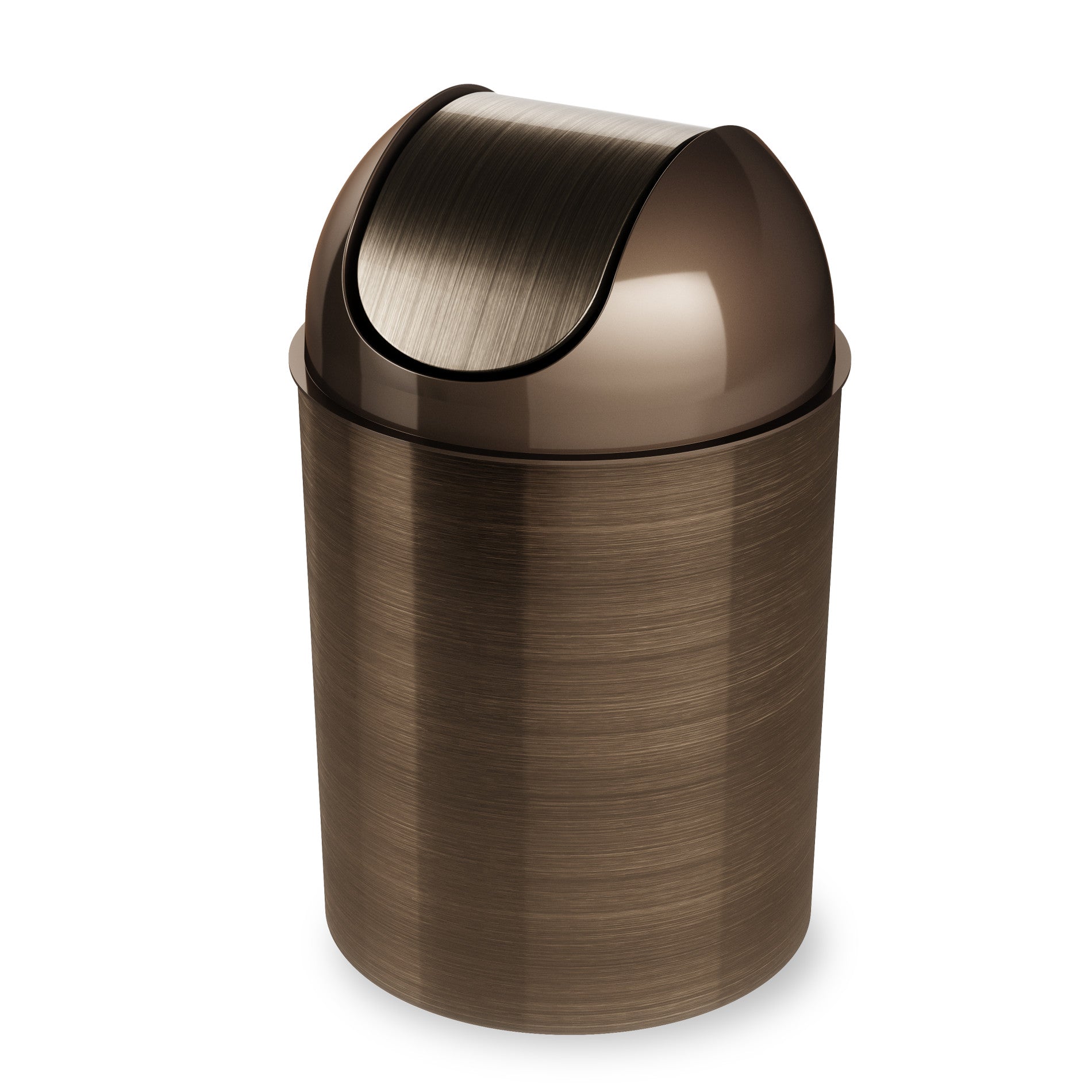 Stainless Steel Mezzo Trash Can - 13 Gallon/50L Kitchen & Office Waste Bin with Lid - Odor Control & Hands-Free Foot Pedal - Perfect for Home, Kitchen, Office & Bathroom Use