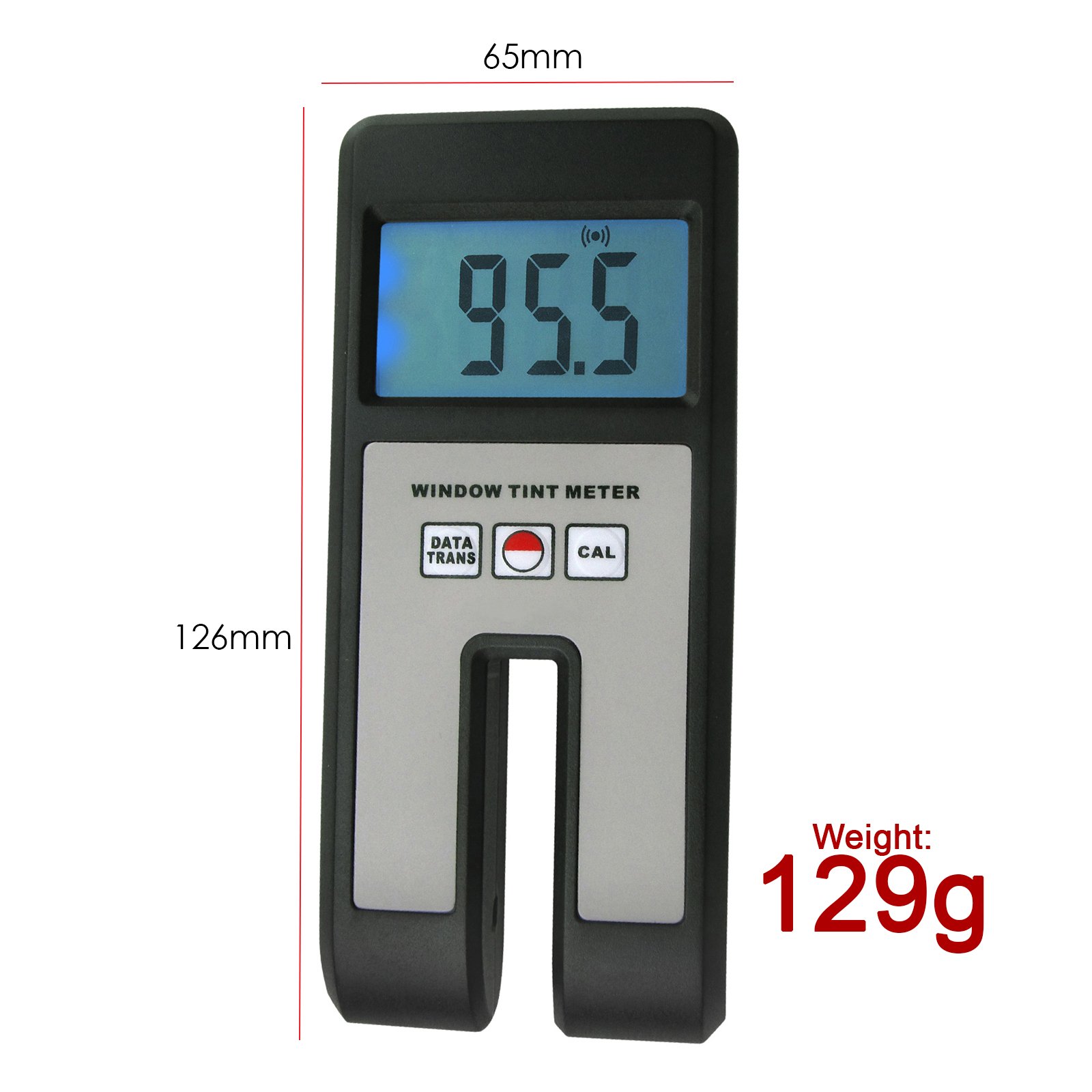 Digital Window Tint Meter - Precise Light Transmittance Measurement Tool for Car & Home Glass Tinting - Perfect for Auto Shops, DIY Enthusiasts & Window Film Installers
