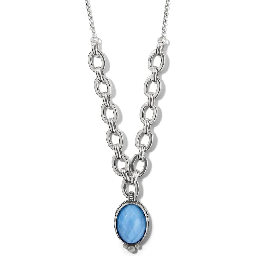 Blue Moon Short Necklace for Women - Elegant Layering Jewelry for Everyday Wear & Special Occasions