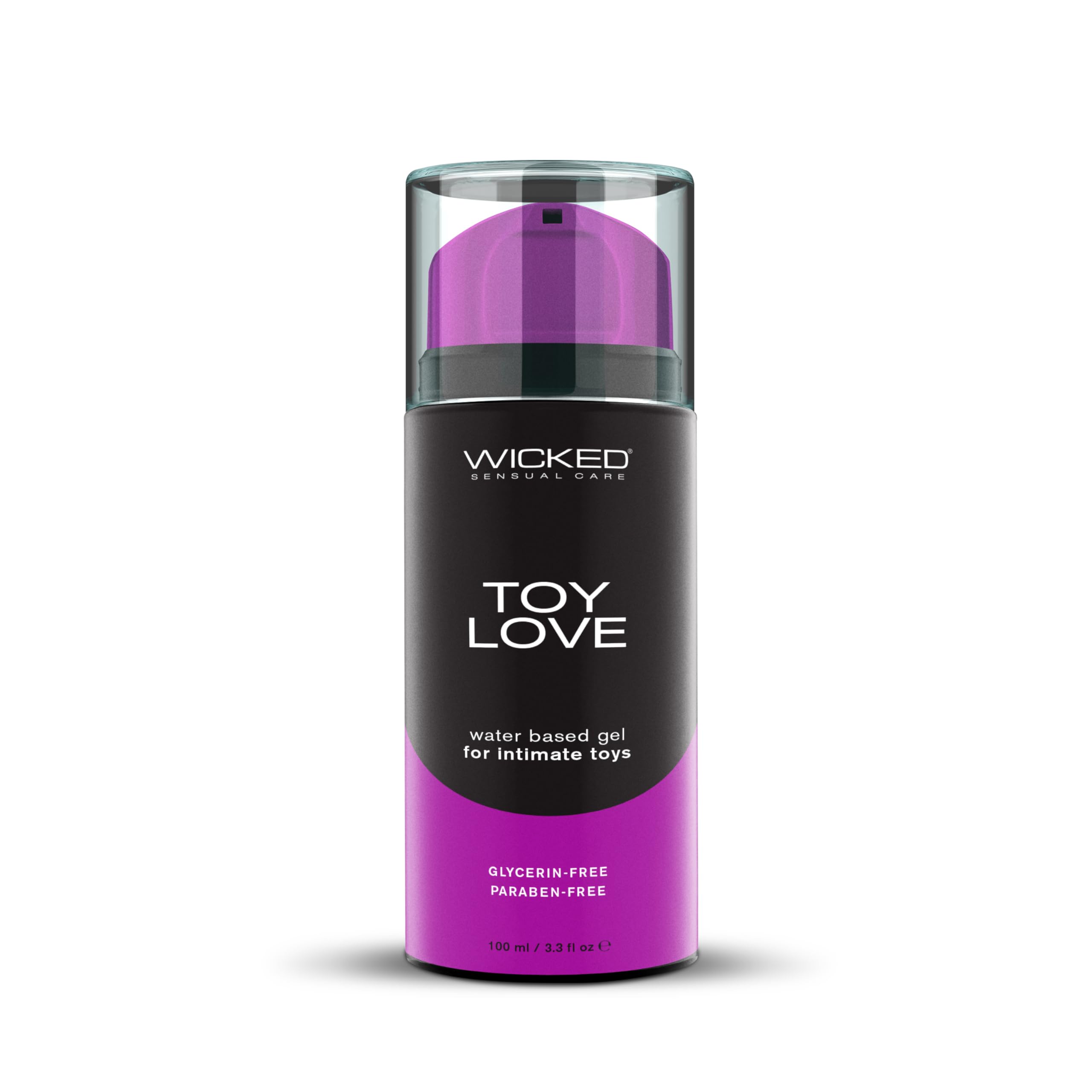 Wicked Sensual Care Wicked Toy Love Gel - 3.3 fl oz Water-Based Lubricant for Adult Toys | Enhances Pleasure & Safe for All Toy Materials | Perfect for Couples Play & Solo Intimate Moments