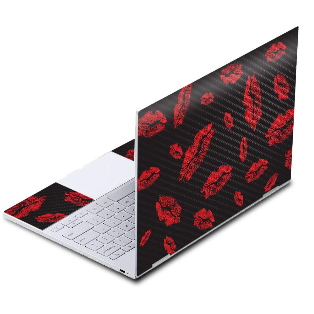 Premium Carbon Fiber Skin for Google Pixelbook - Kiss Me Design | Protective & Durable Textured Cover | Easy to Apply & Remove | Made in USA | Perfect for Work, Travel & School Use