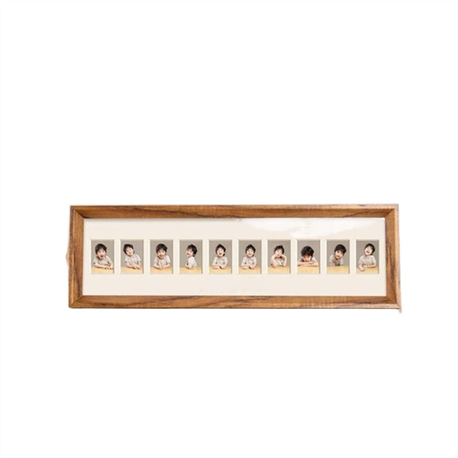 Creative Wooden Picture Frame Set - 1 Inch & 6 Inch Mini Photo Frames for Baby Photos, Wall Decor | Perfect for Nursery, Bedroom & Gift Giving (Color: B-1 Inch)