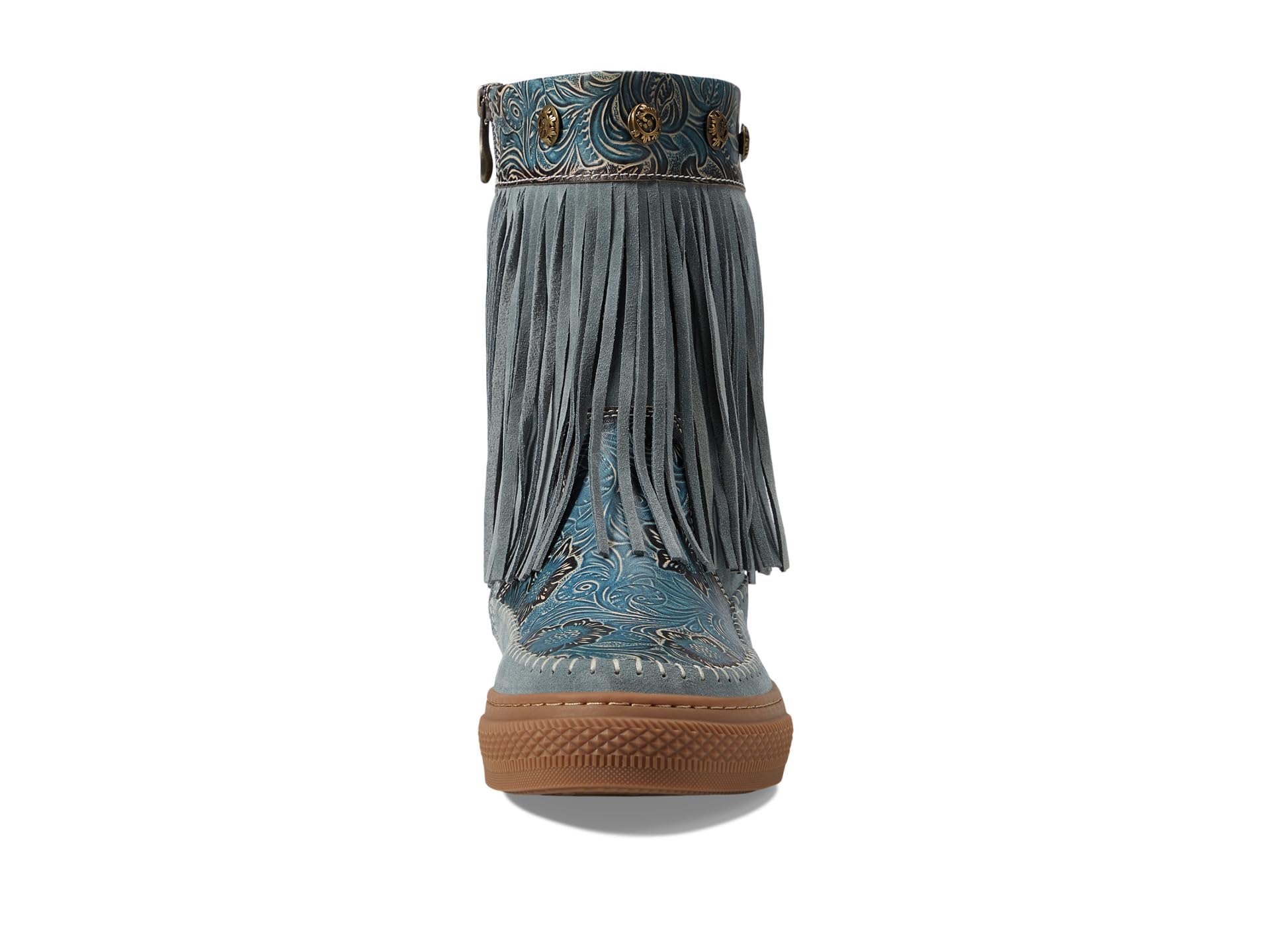 Spring Step L'Artiste Women's Fringely Booties - Comfortable Ankle Boots with Stylish Fringe Details for Casual Outfits & Fall Fashion